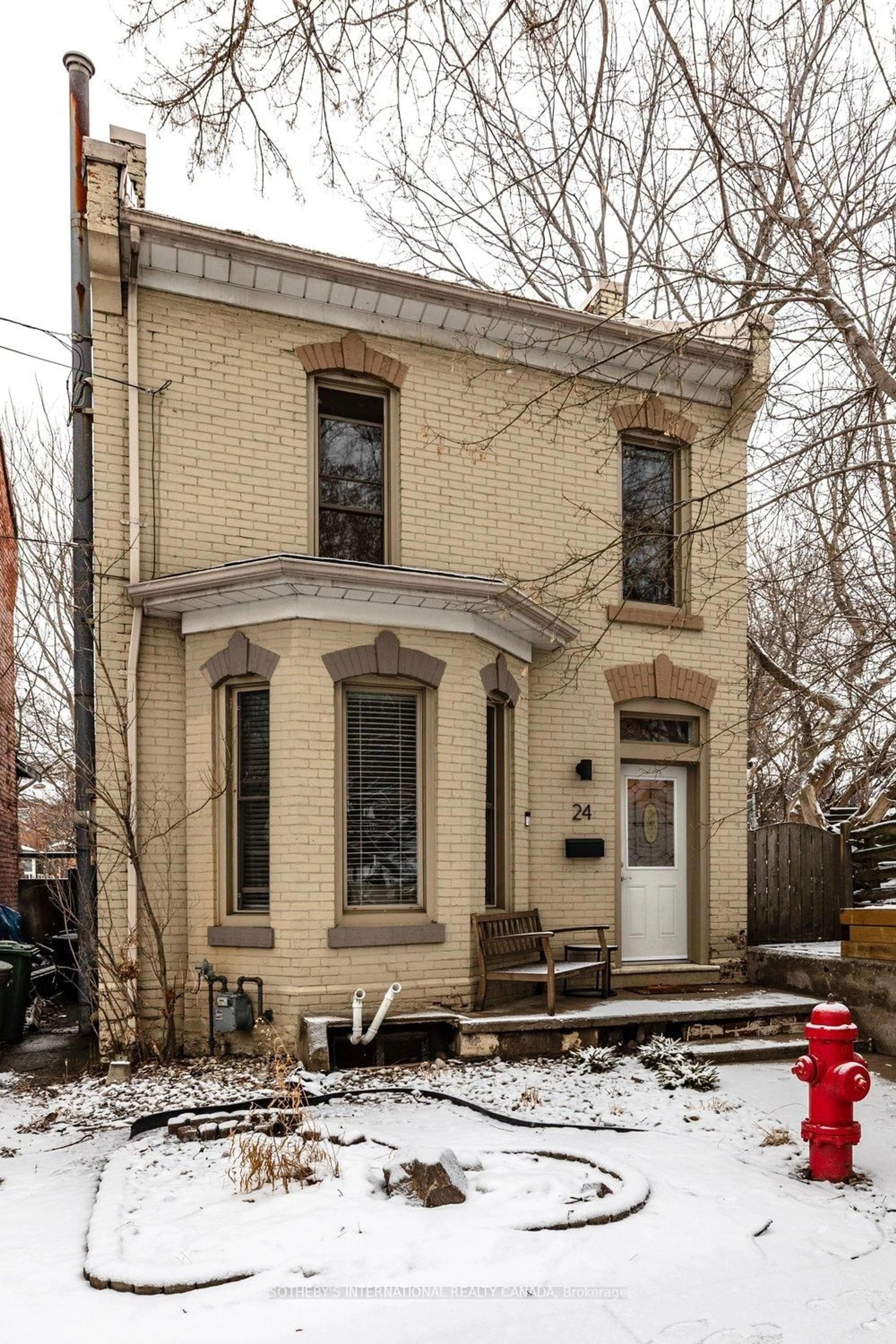 Home with brick exterior material, building for 24 Baillie St, Hamilton Ontario L8N 2K5
