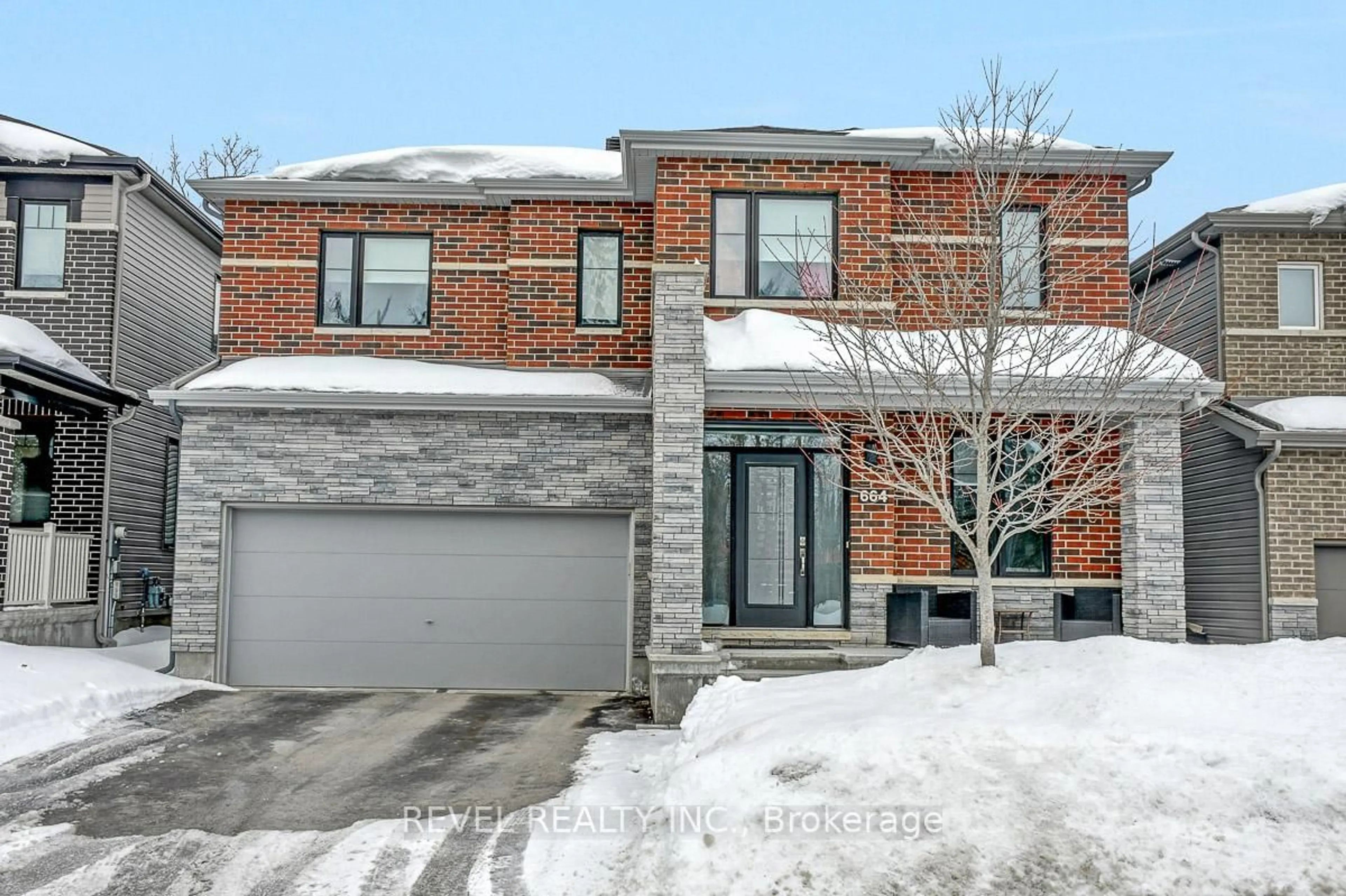 Home with brick exterior material, street for 664 Eagle Crest Hts, Ottawa Ontario K2S 1G6