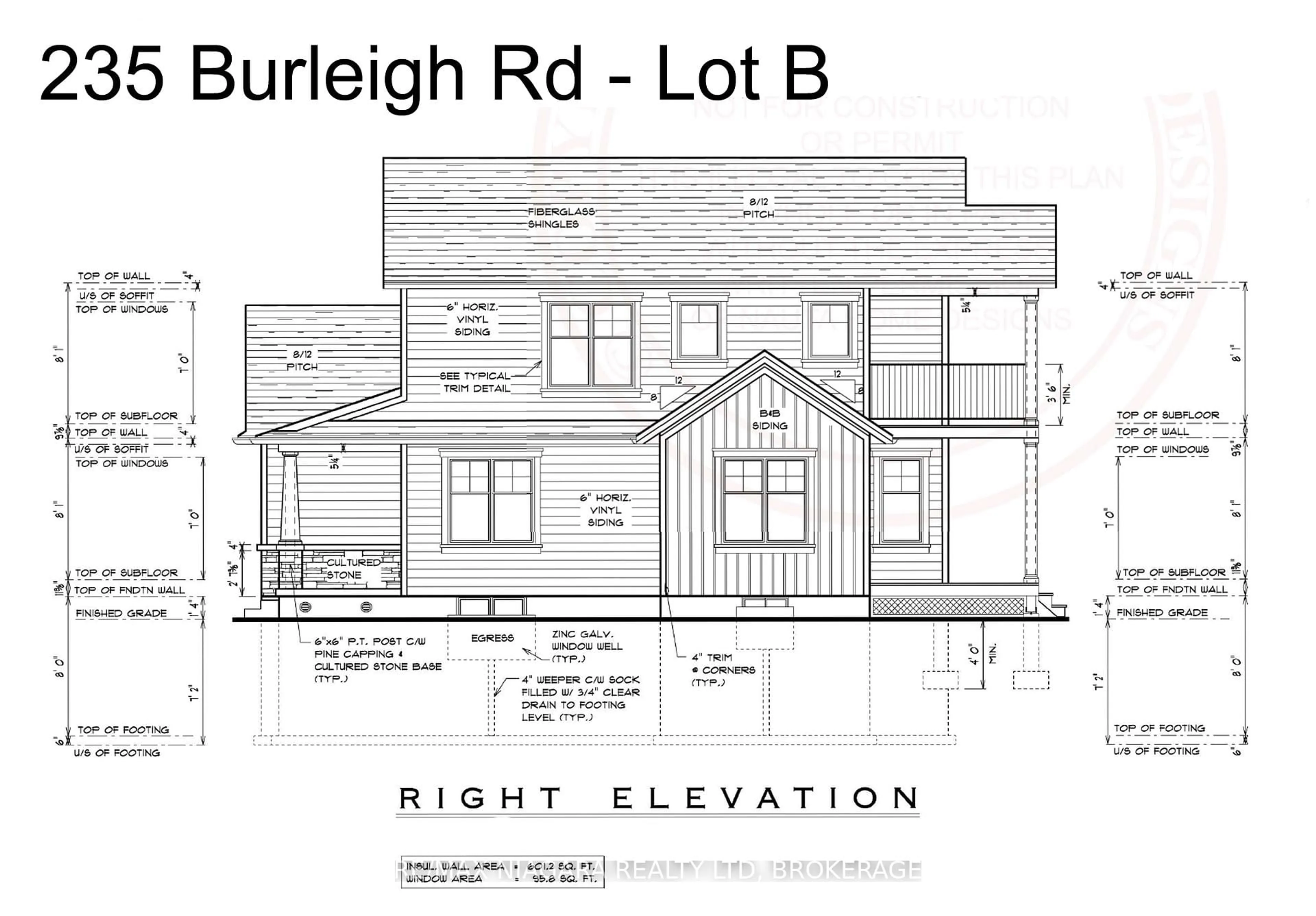 Floor plan for 235 Burleigh Rd #Lot B, Fort Erie Ontario L0S 1N0