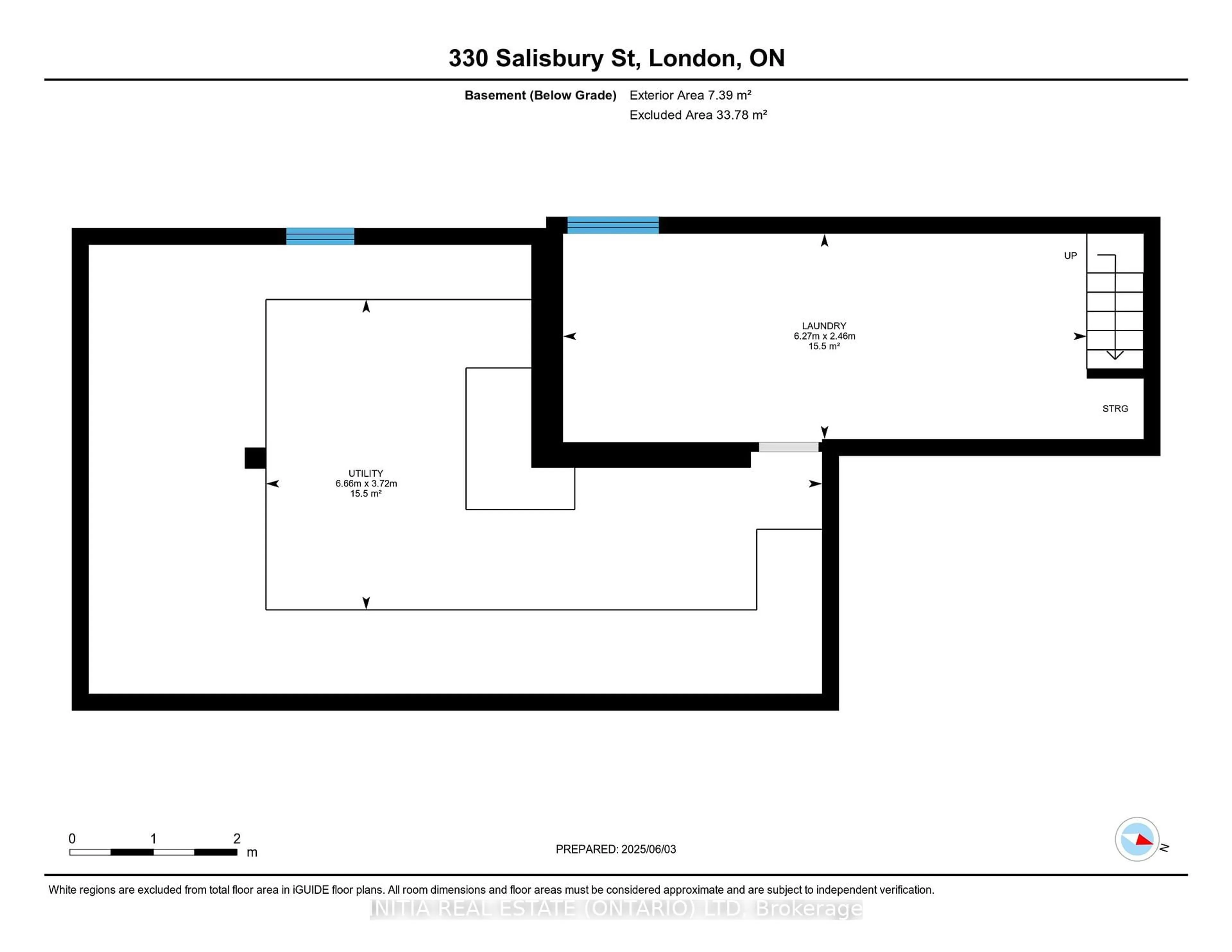 Floor plan for 330 Salisbury St, London East Ontario N5Y 3A9