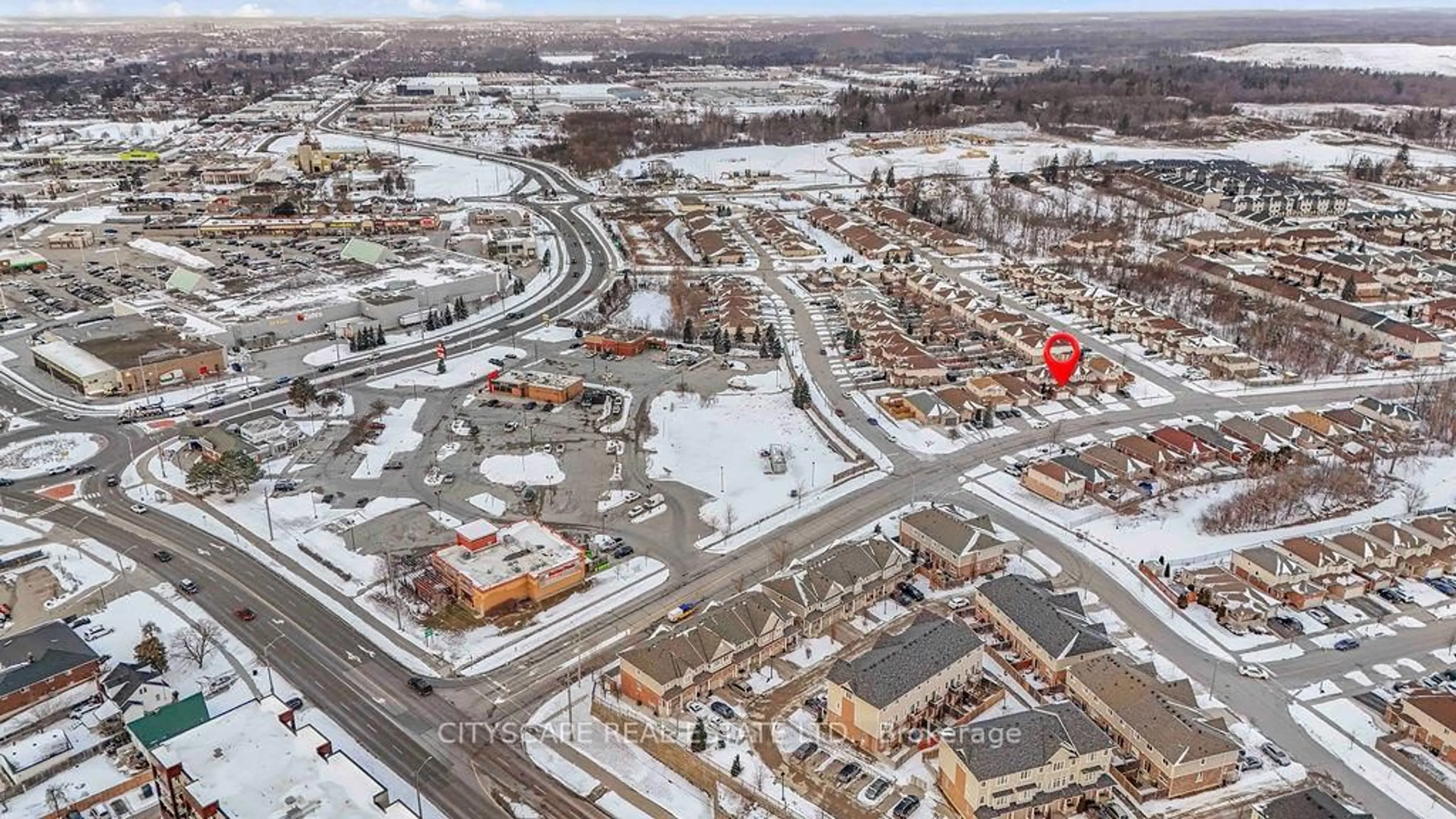 A pic from outside/outdoor area/front of a property/back of a property/a pic from drone, street for 67 Maple Bush Dr, Cambridge Ontario N1T 2C6