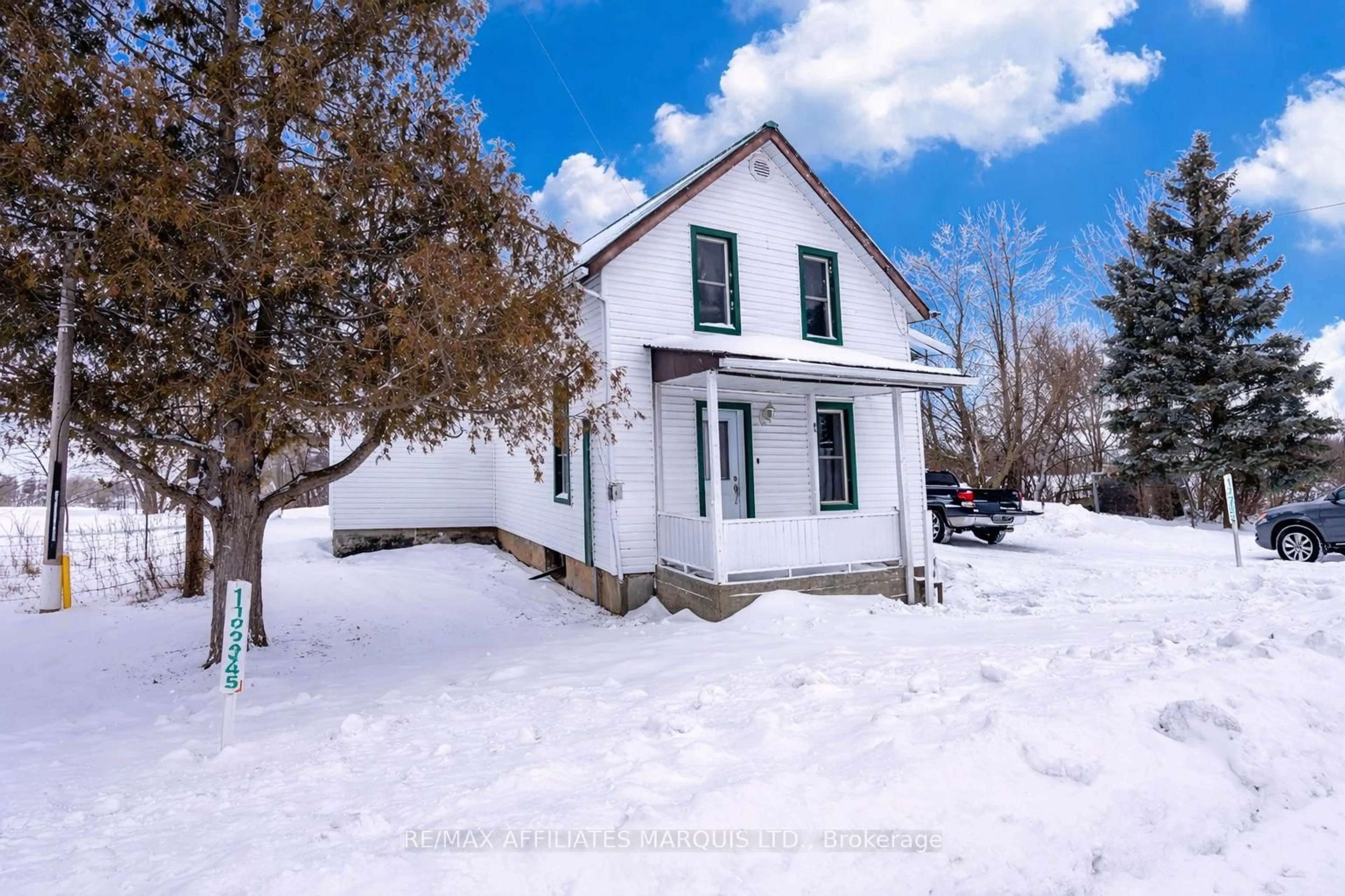 A pic from outside/outdoor area/front of a property/back of a property/a pic from drone, street for 12235 County Road 3 Rd, North Dundas Ontario K0C 2K0