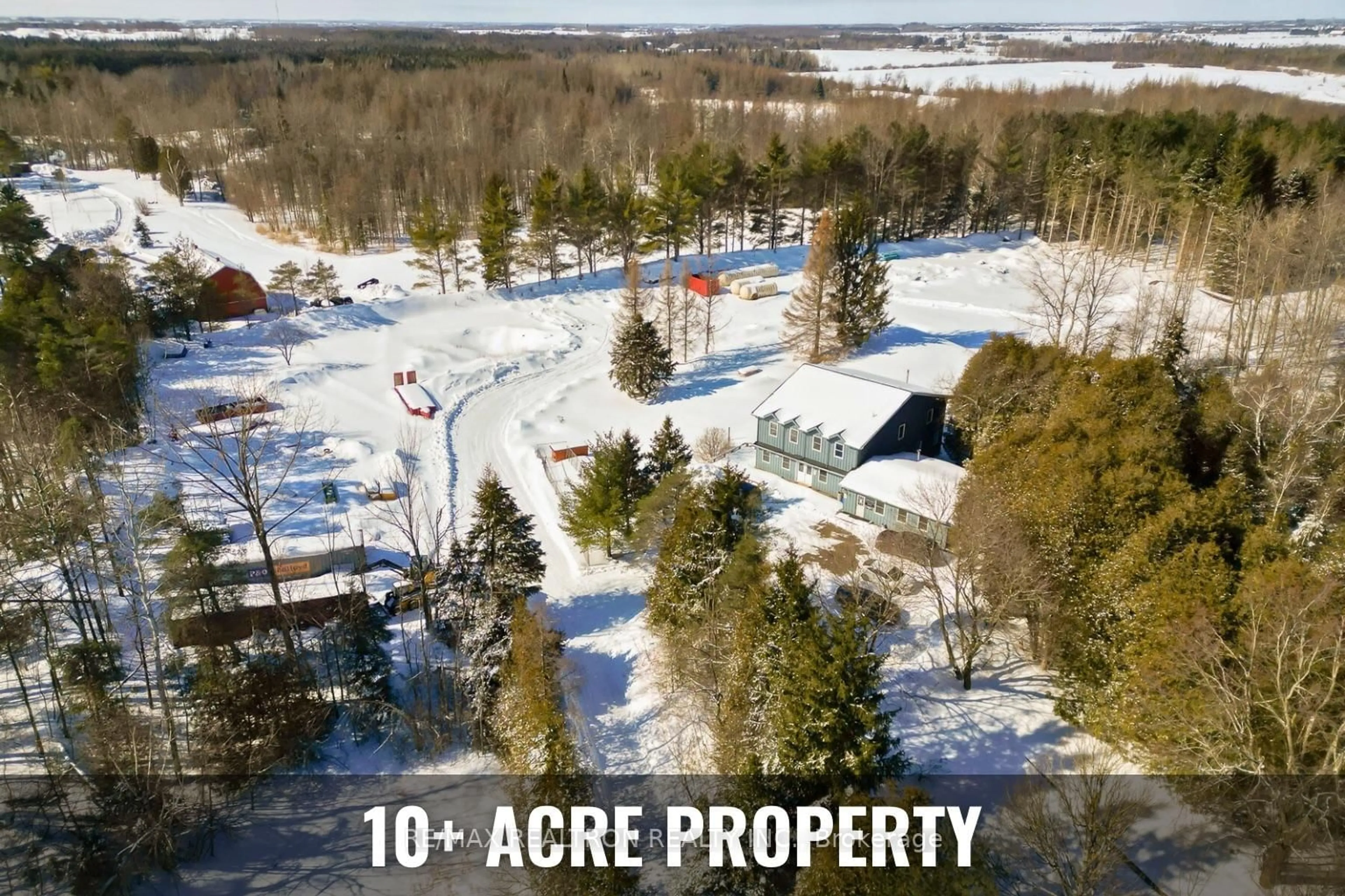 A pic from outside/outdoor area/front of a property/back of a property/a pic from drone, street for 373008 6th Line, Amaranth Ontario L9W 0M4