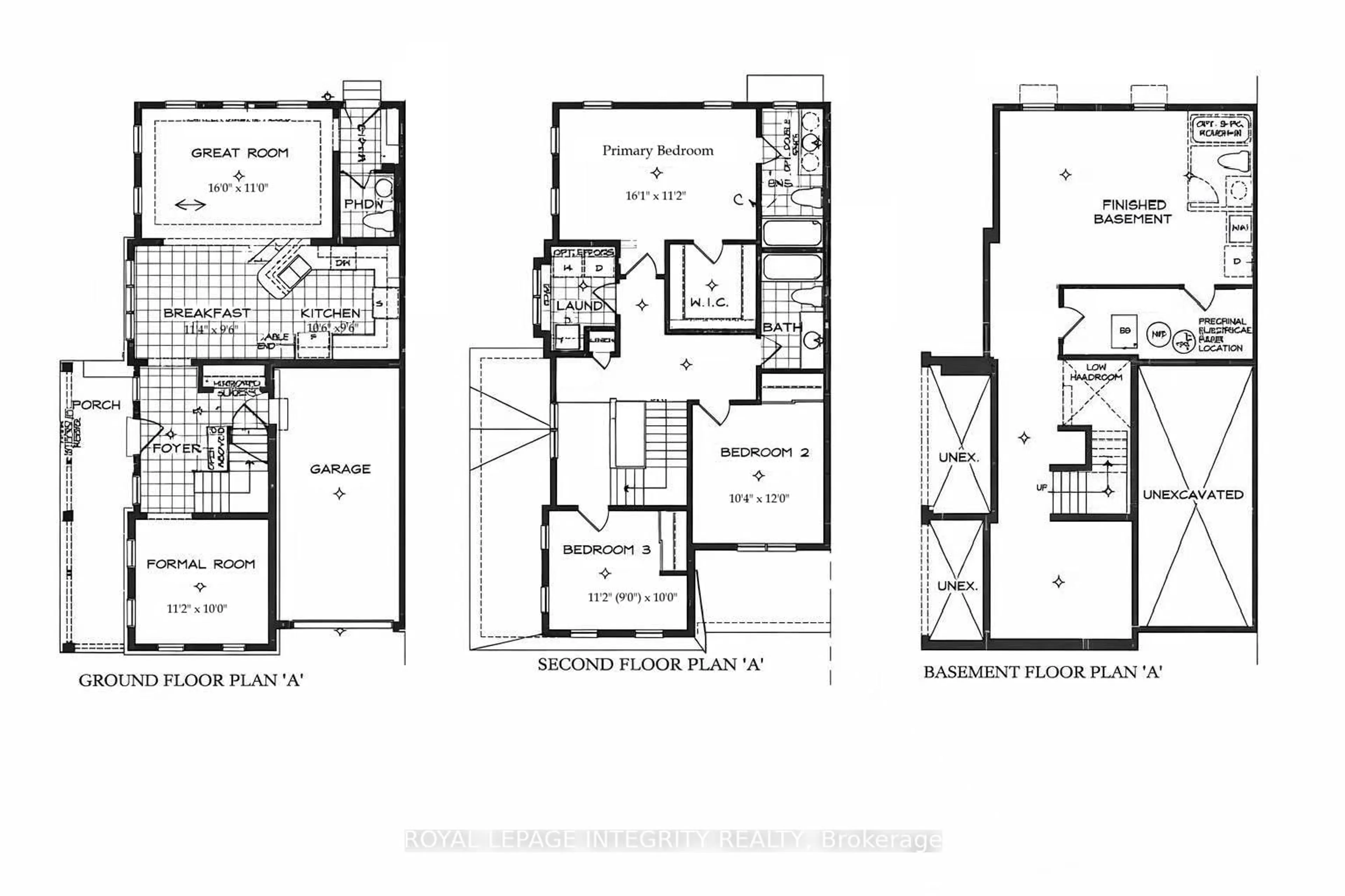 Floor plan for 274 Brassy Minnow Cres, Ottawa Ontario K2J 6J9