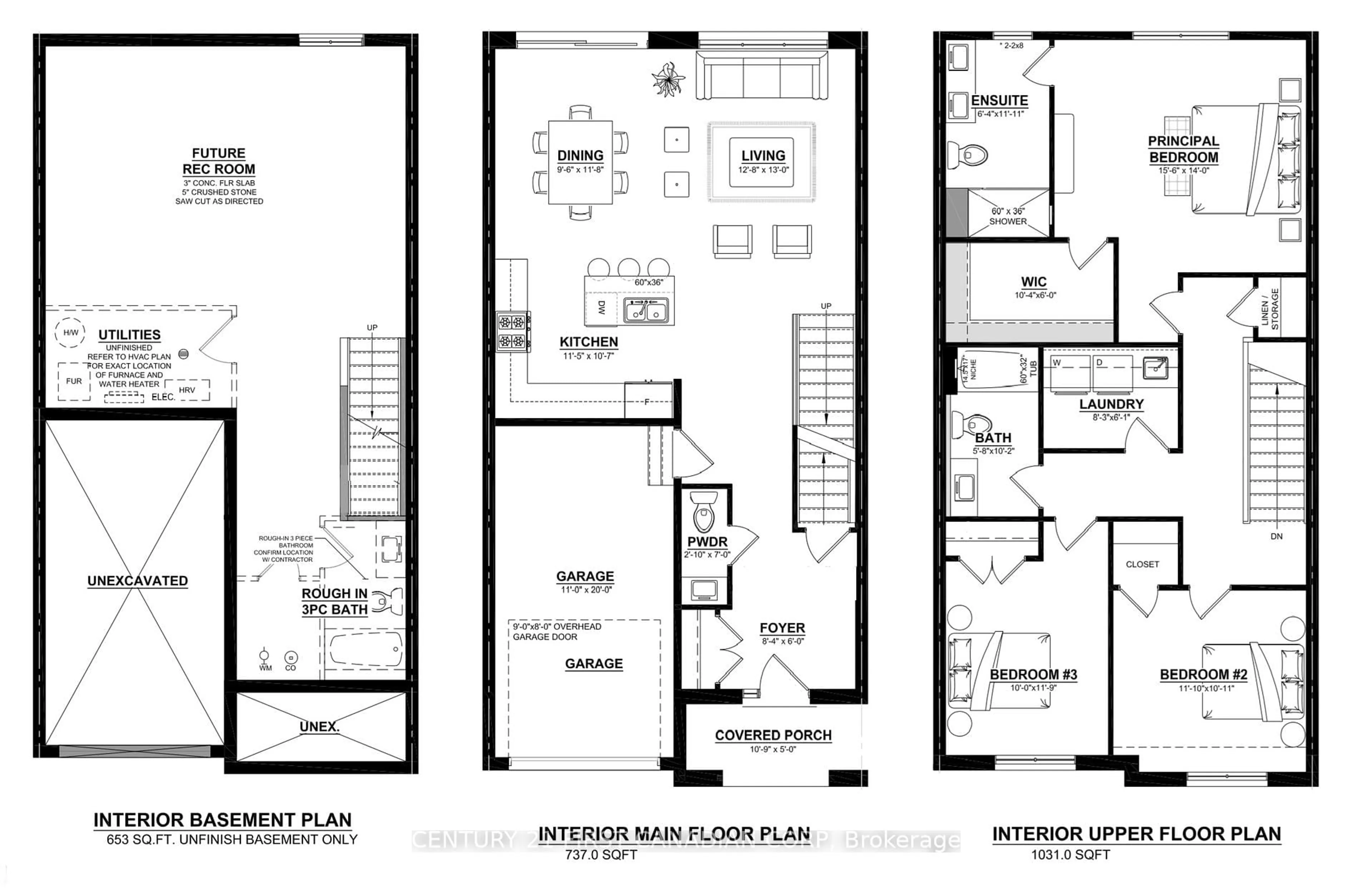 Floor plan for 4273 Calhoun Way, London South Ontario N6P 1J9