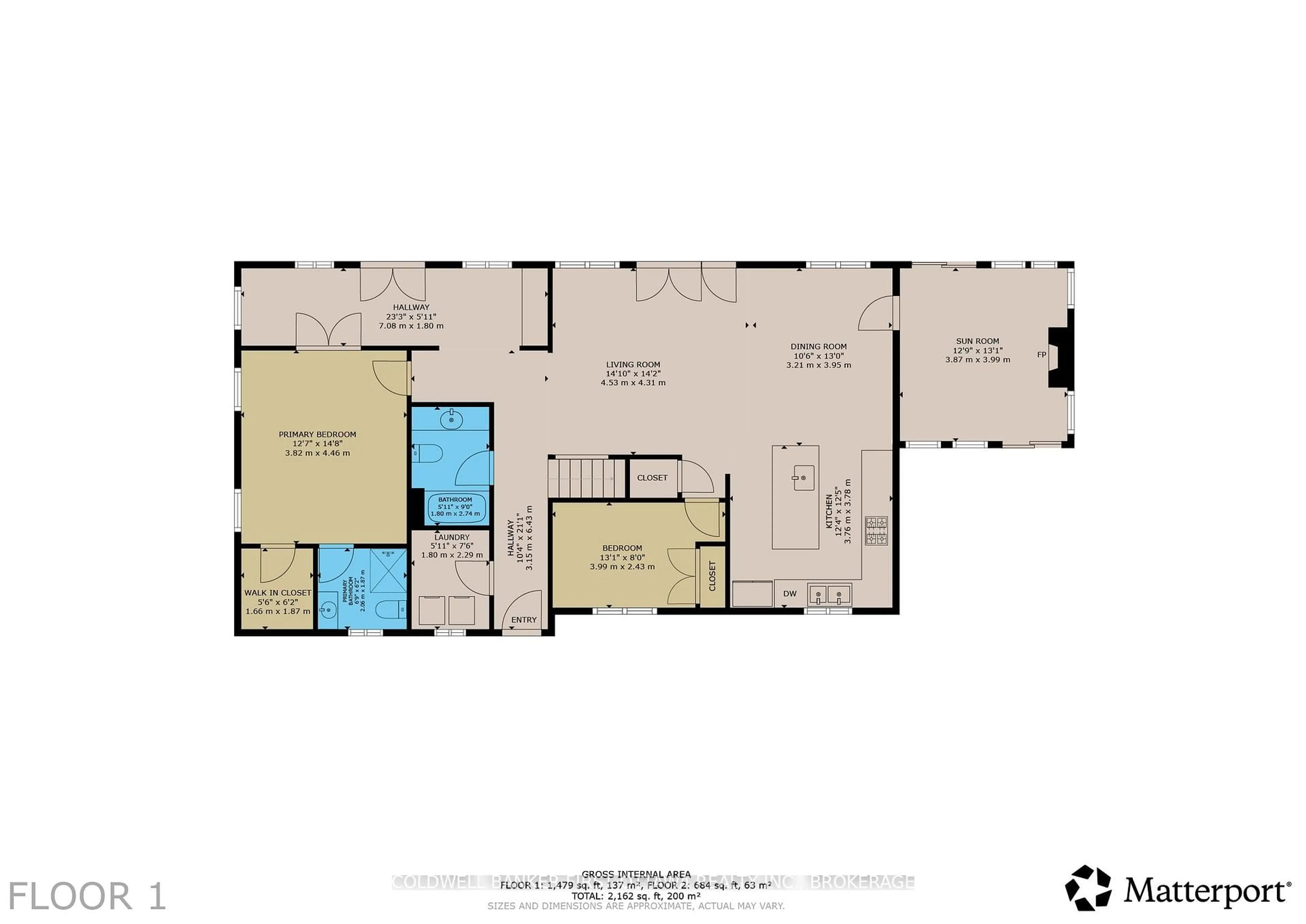 Floor plan for 114 Lb 7a Railroad St, Rideau Lakes Ontario K0E 1N0