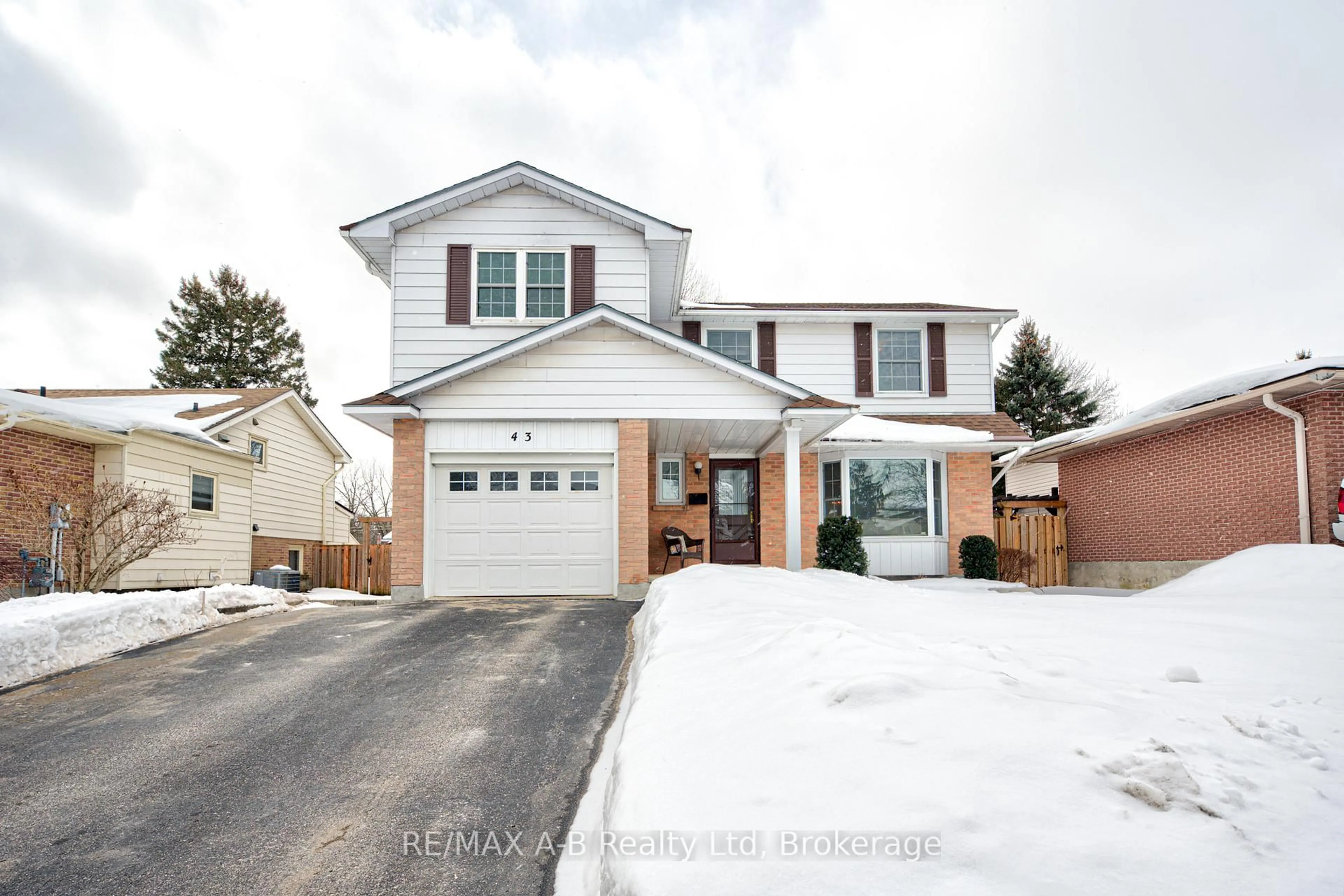 Home with brick exterior material, street for 43 Sargint St, Stratford Ontario N5A 7E2