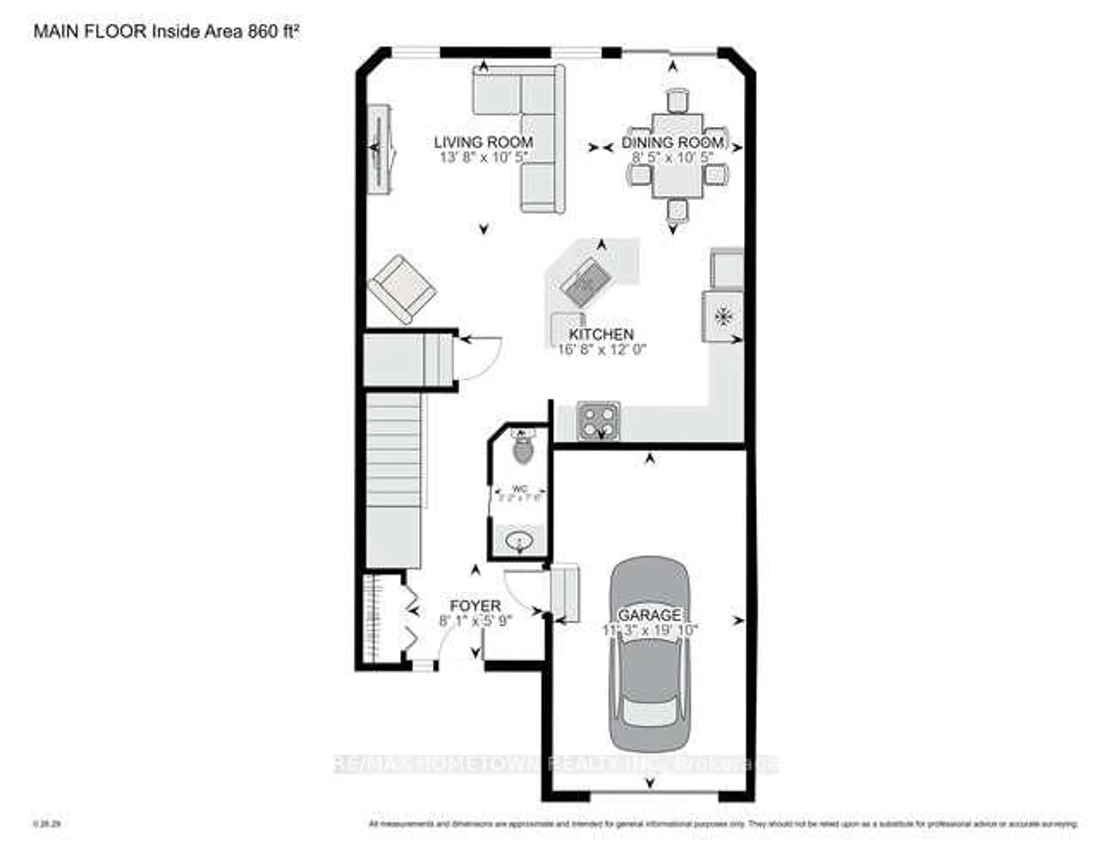 Floor plan for 128 Butlers Cres, Brockville Ontario K6V 7K9
