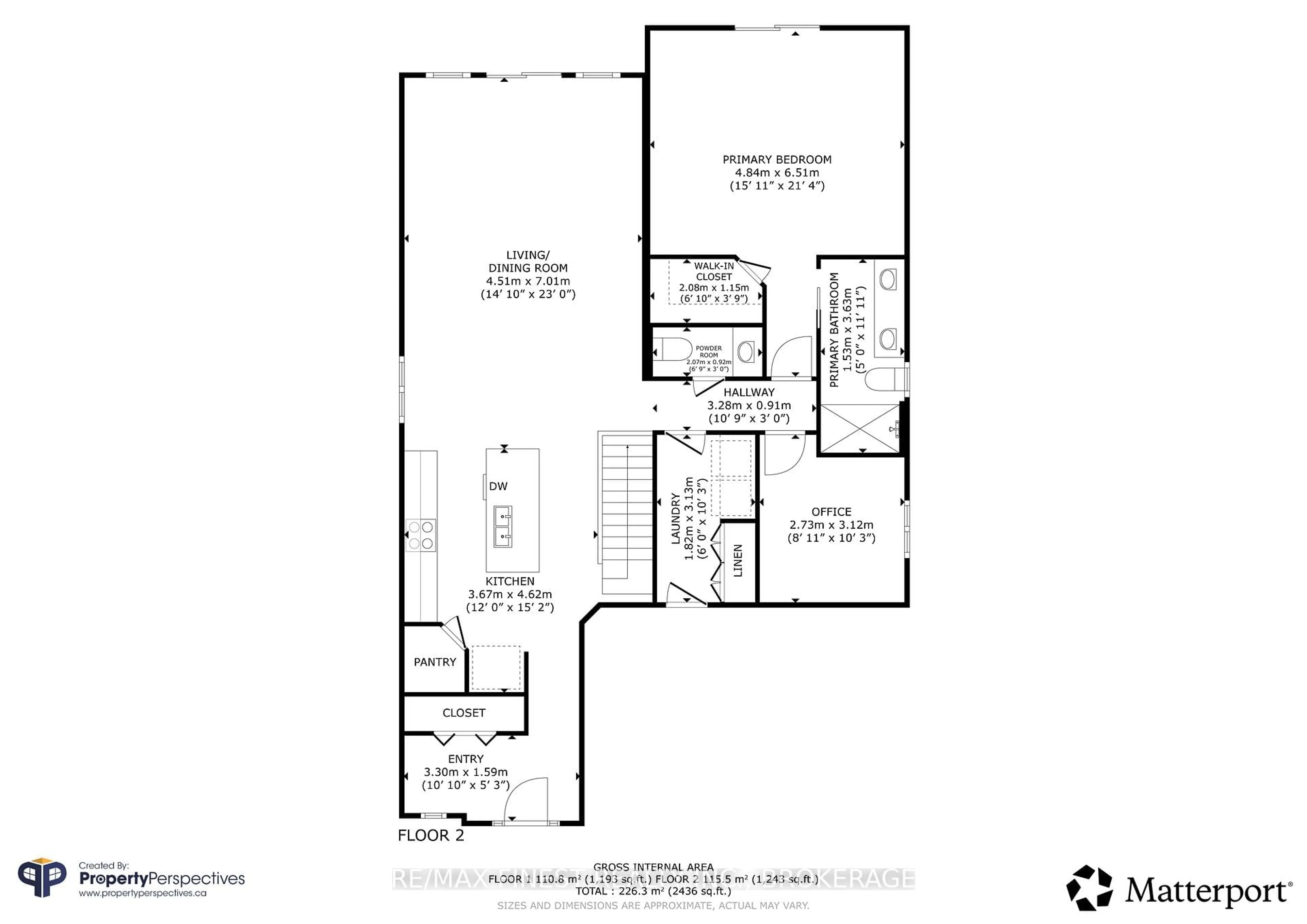Floor plan for 1667 Crimson Cres, Kingston Ontario K7P 0H5