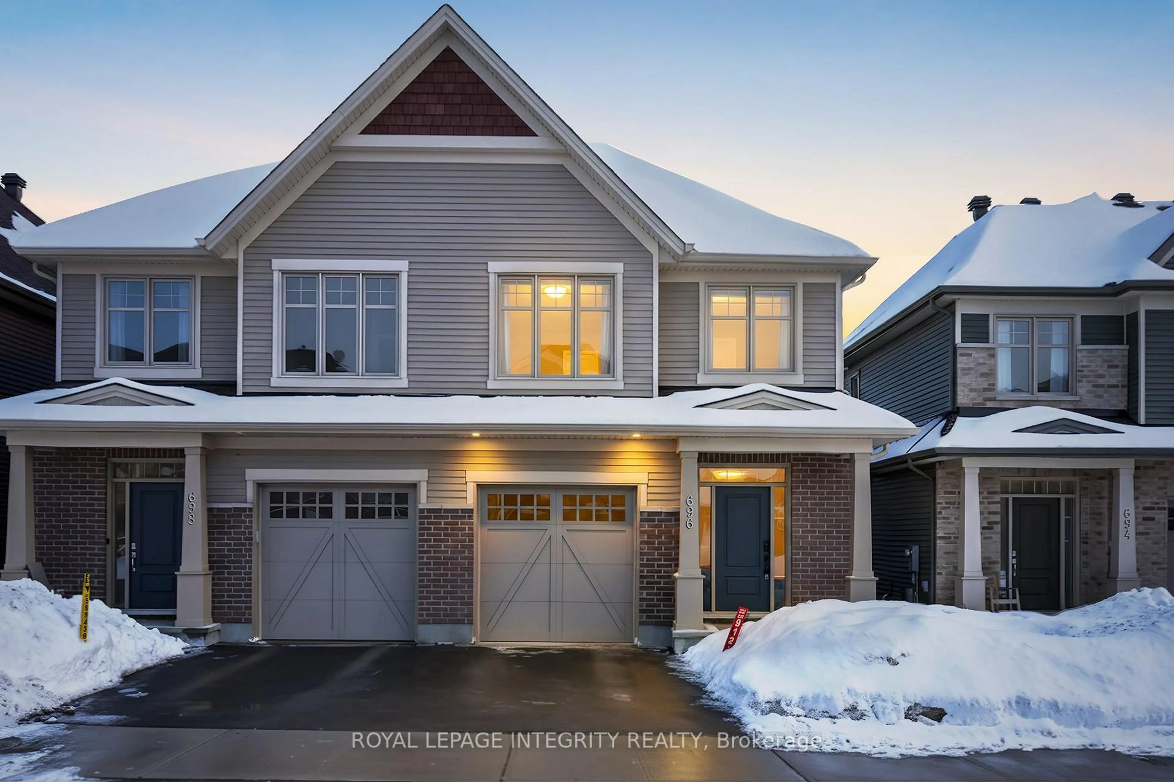 Home with brick exterior material, street for 696 Vivera Pl, Ottawa Ontario K2S 2N1