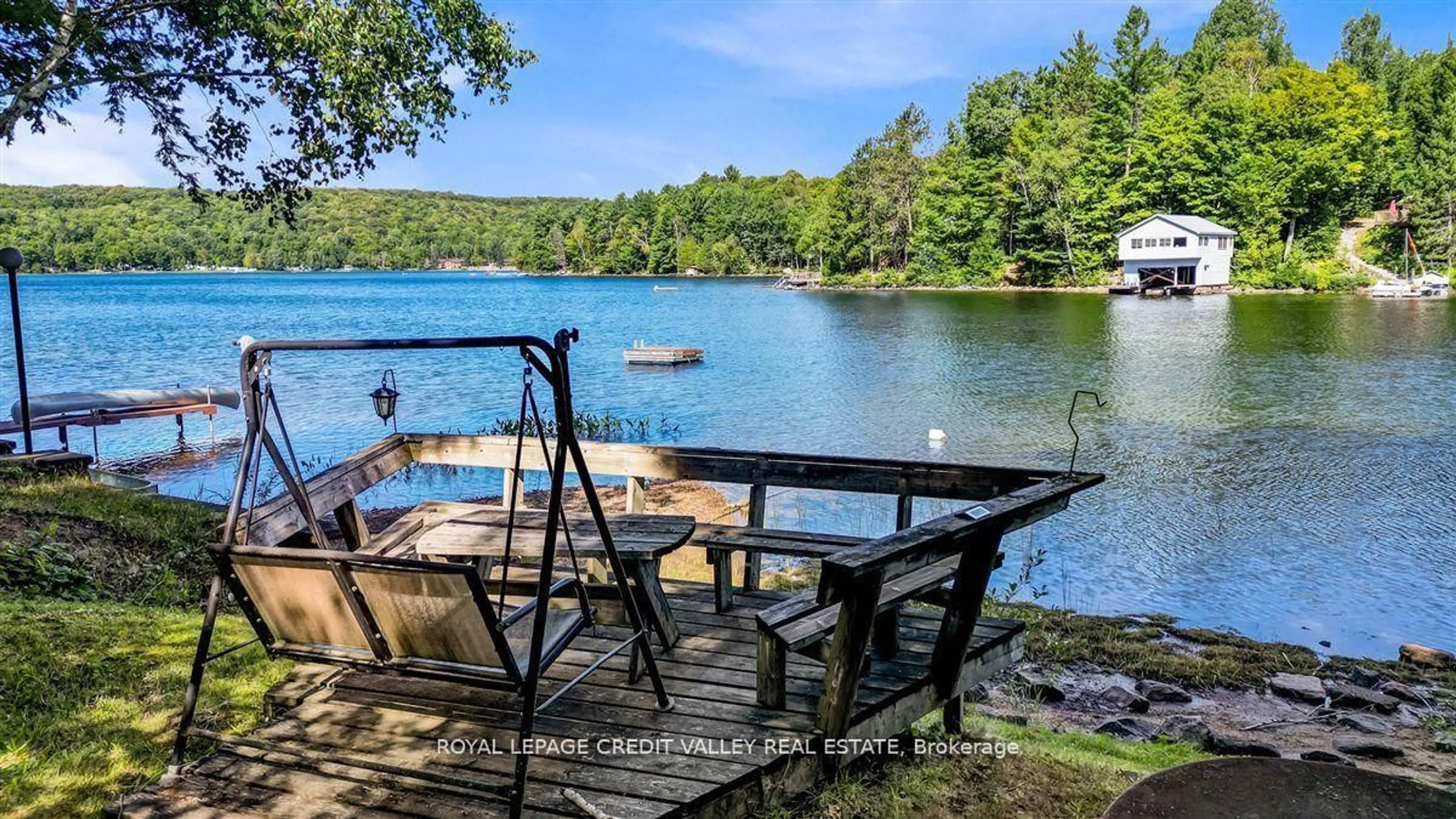 Patio, water/lake/river/ocean view for 292 Caroline Crt, Bancroft Ontario K0L 1C0