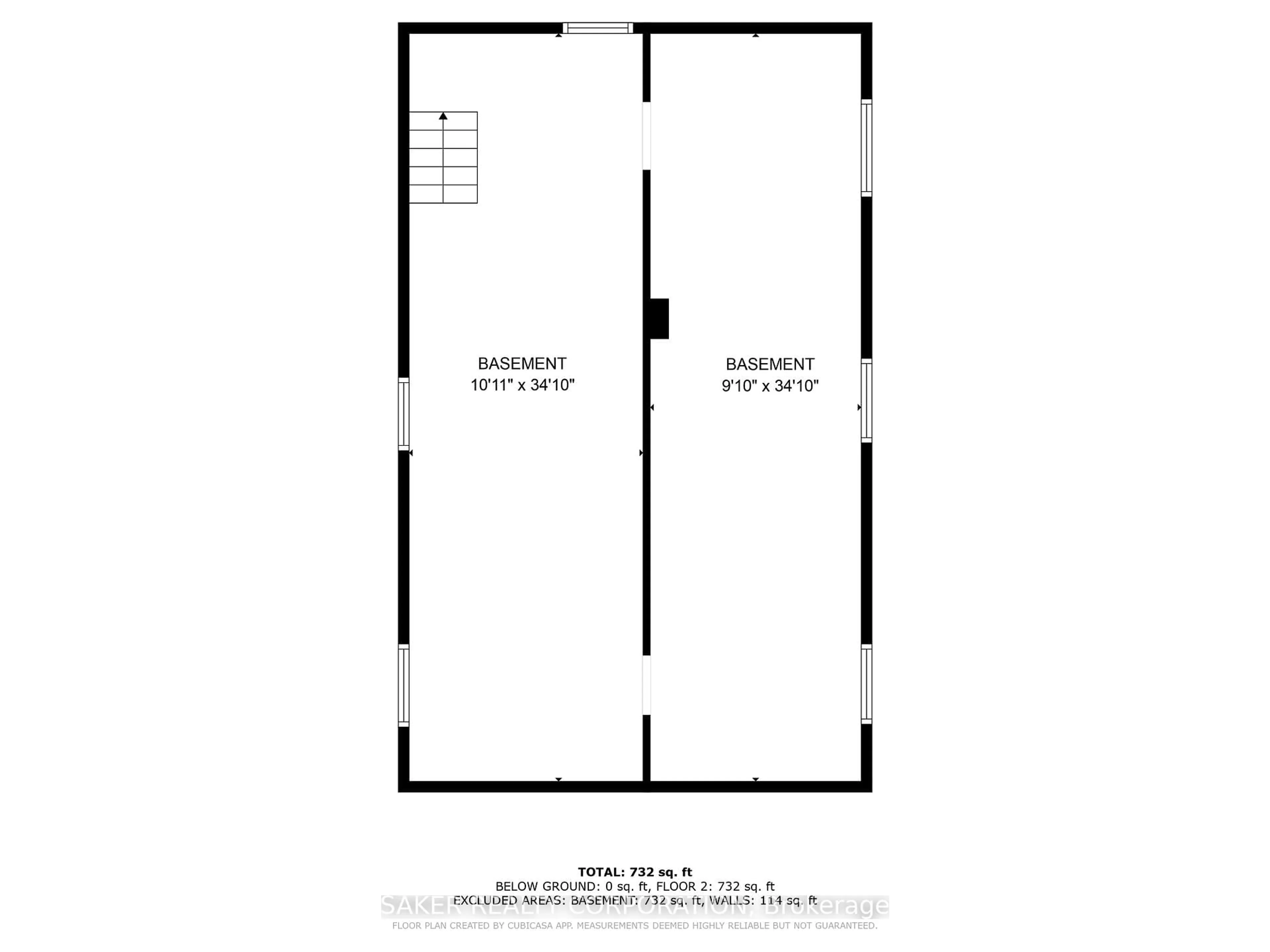 Floor plan for 95 Adelaide St, London South Ontario N5Z 3K6