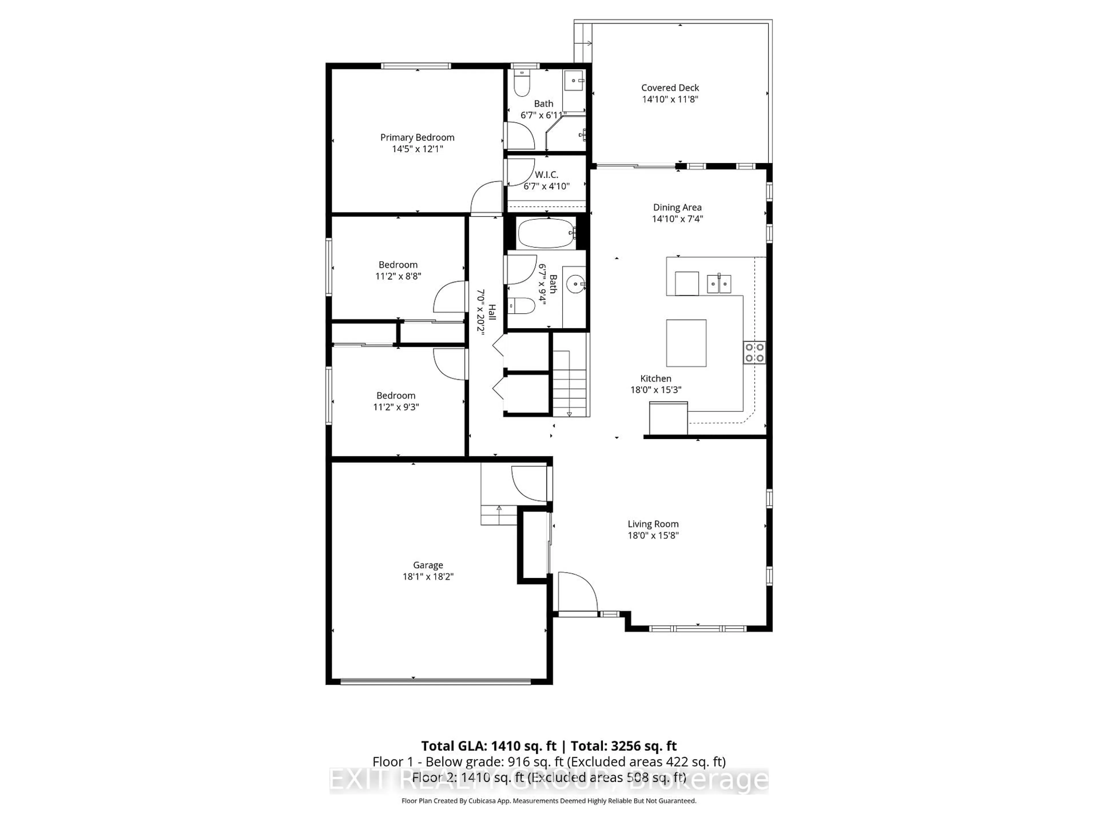 Floor plan for 354 Riverside Pkwy, Hastings Ontario K0K 2C0