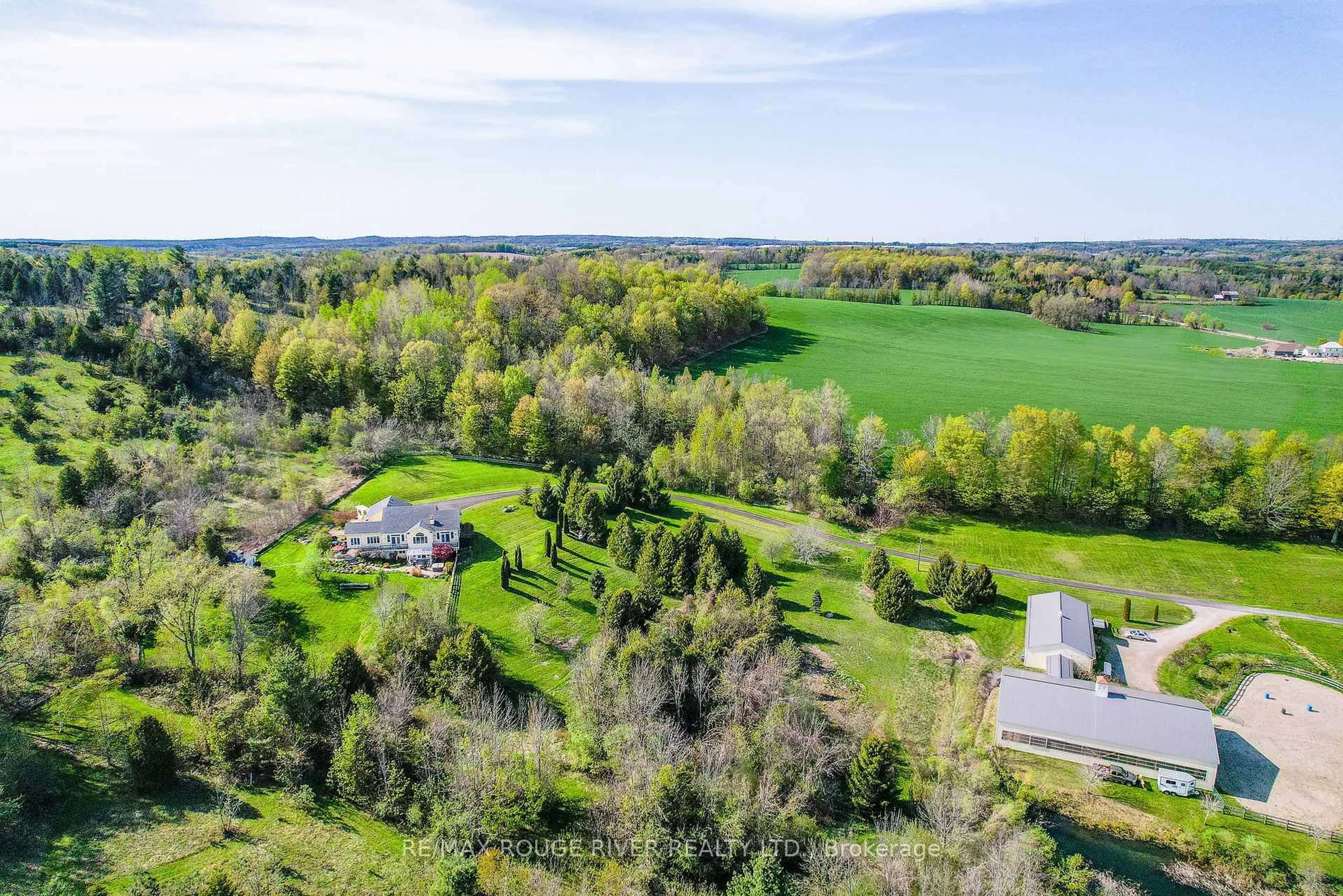 A pic from outside/outdoor area/front of a property/back of a property/a pic from drone, water/lake/river/ocean view for 436 Eddystone Rd, Alnwick/Haldimand Ontario K0K 2G0