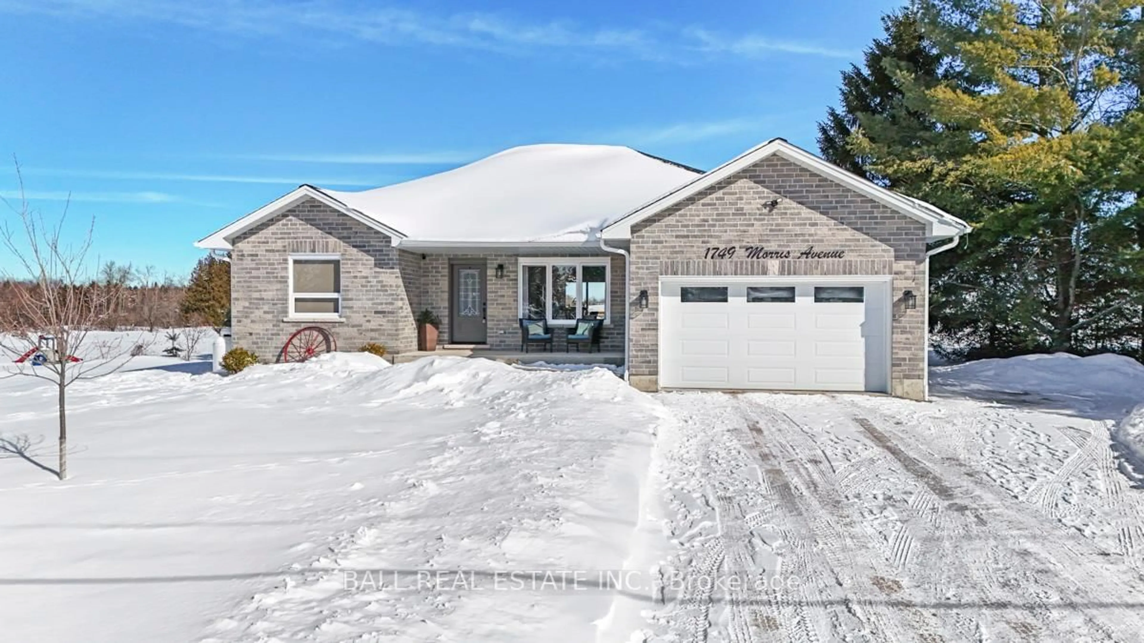 Home with brick exterior material, street for 1749 Morris Ave, Selwyn Ontario K0L 1T0