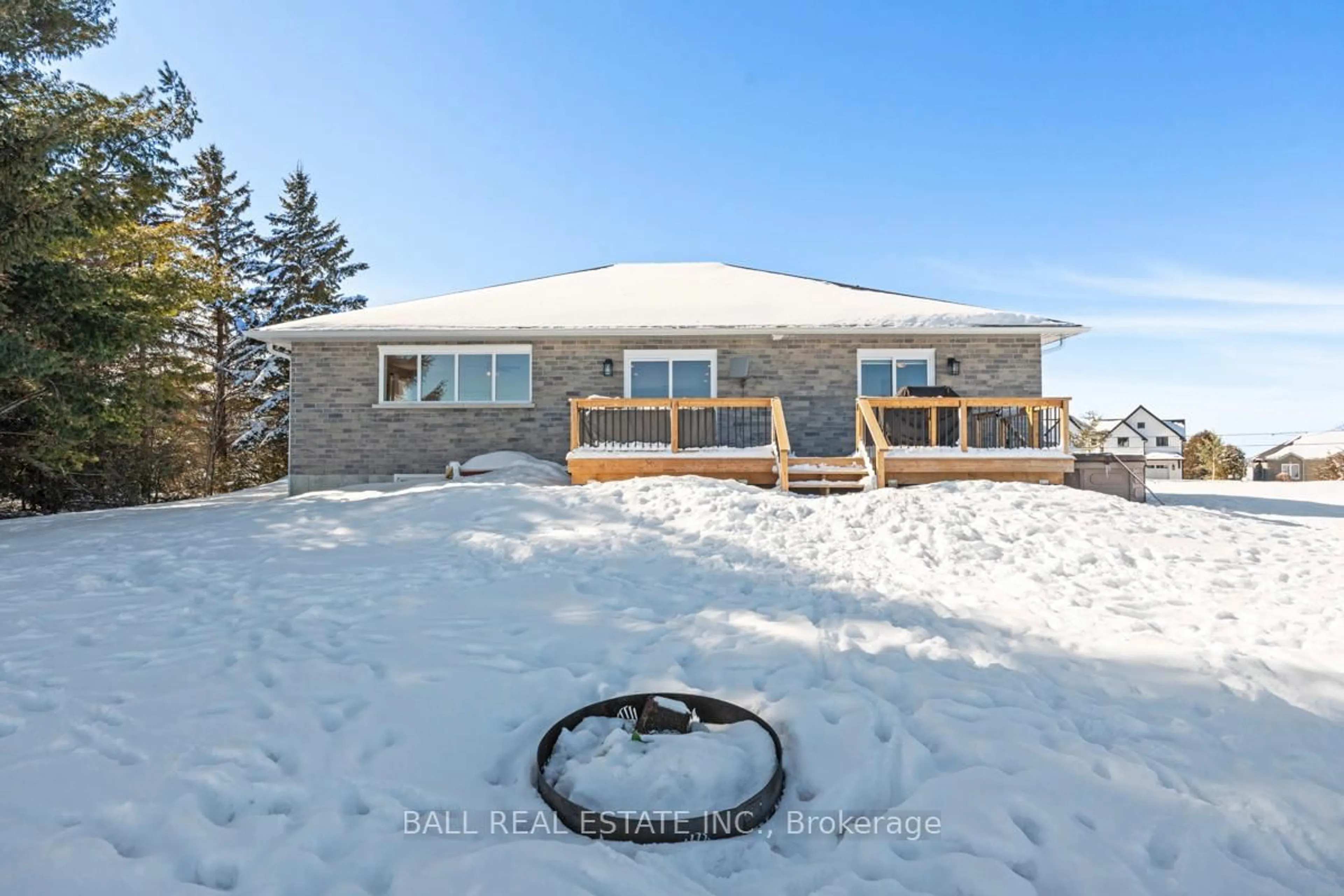 A pic from outside/outdoor area/front of a property/back of a property/a pic from drone, water/lake/river/ocean view for 1749 Morris Ave, Selwyn Ontario K0L 1T0