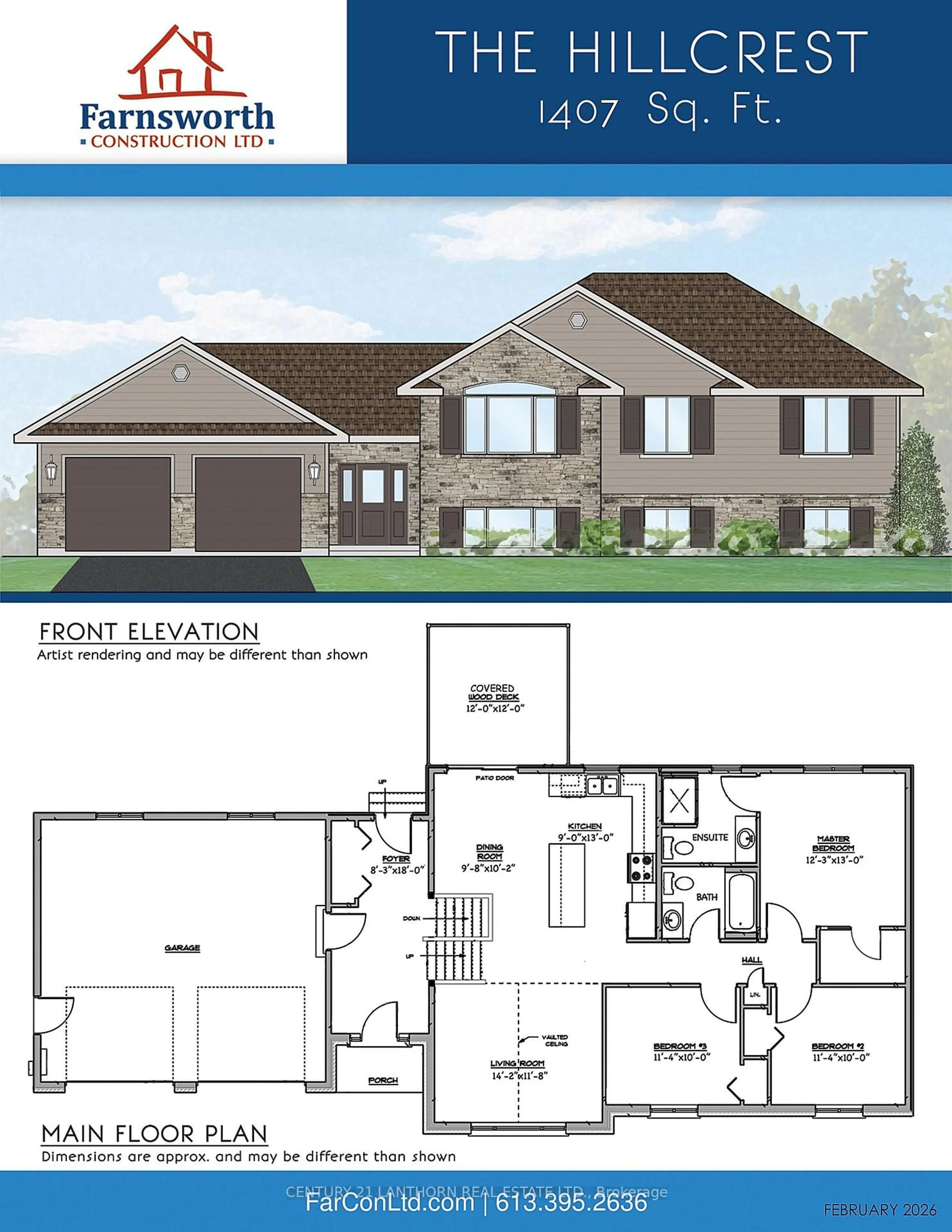 Floor plan for 781 Carson Rd, Madoc Ontario K0K 2K0