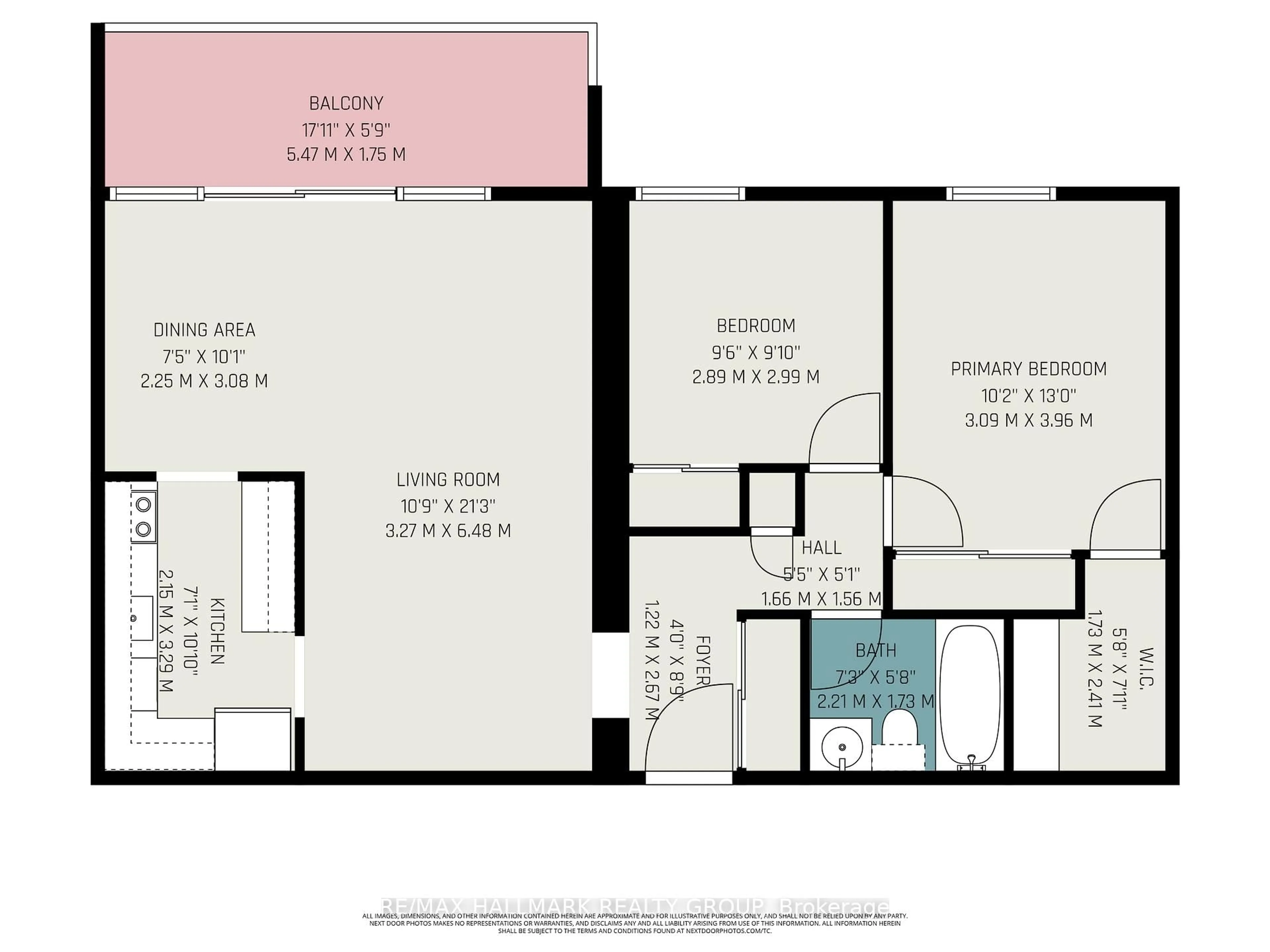 Floor plan for 665 Bathgate Dr #1402, Ottawa Ontario K1K 3Y4
