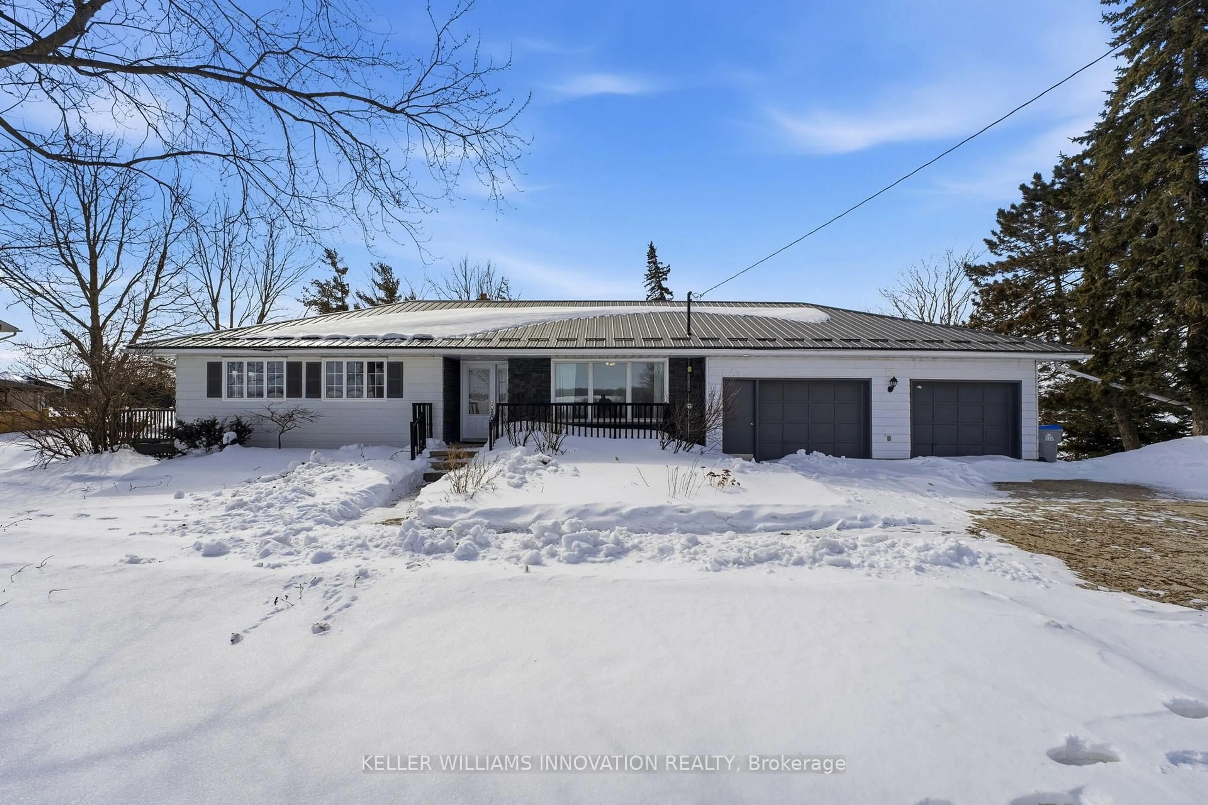 A pic from outside/outdoor area/front of a property/back of a property/a pic from drone, street for 8678 Line 86, North Perth Ontario N4W 3G8