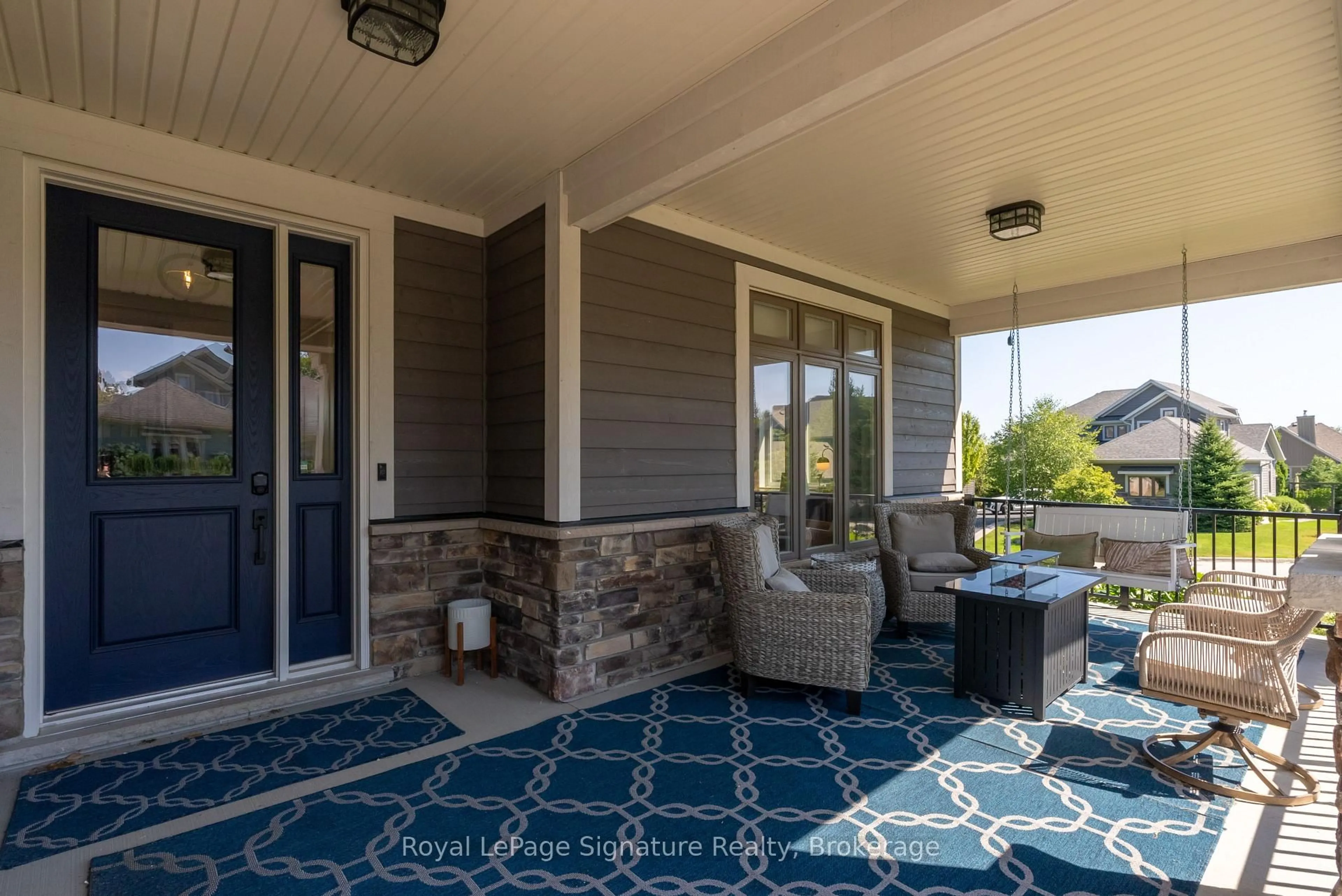 Patio, water/lake/river/ocean view for 113 Landry Lane, Blue Mountains Ontario N0H 2P0