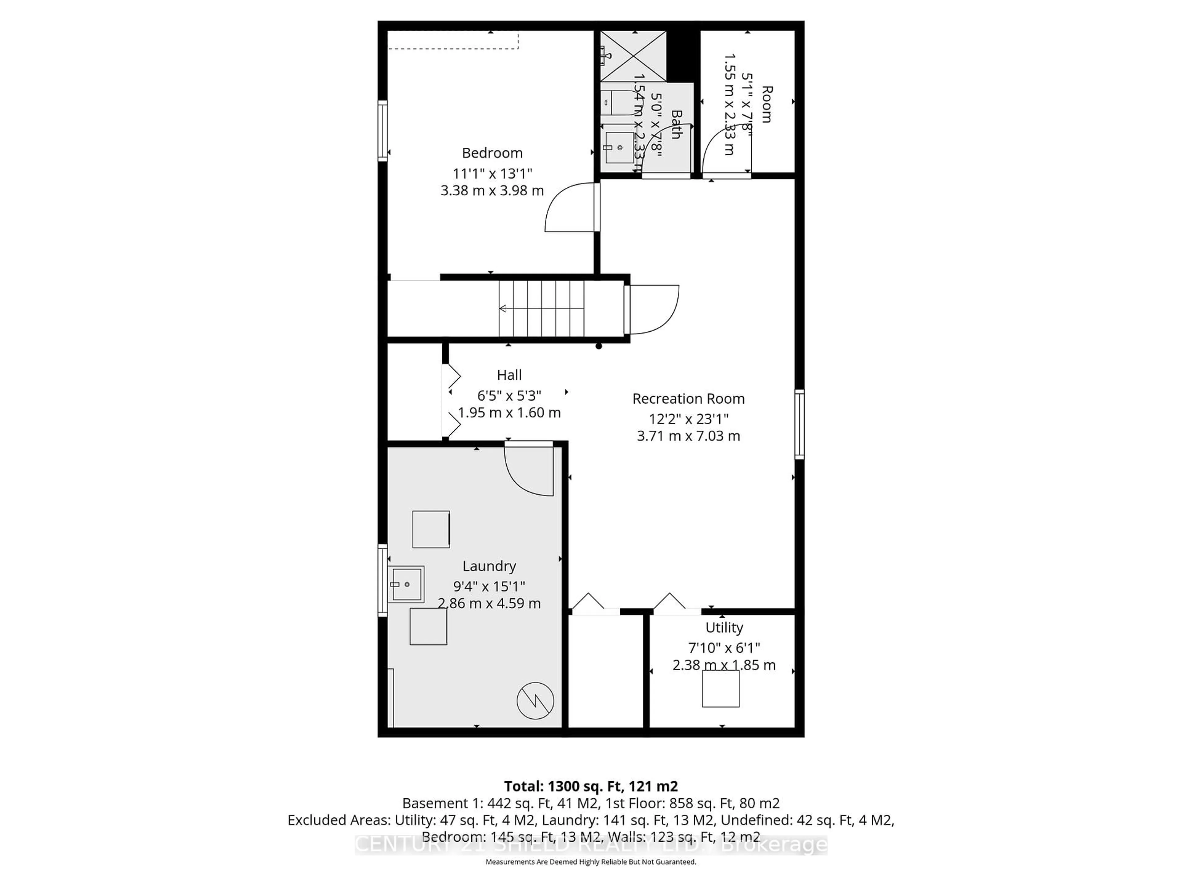 Floor plan for 50 WELLINGTON St, Cornwall Ontario K6H 6E5