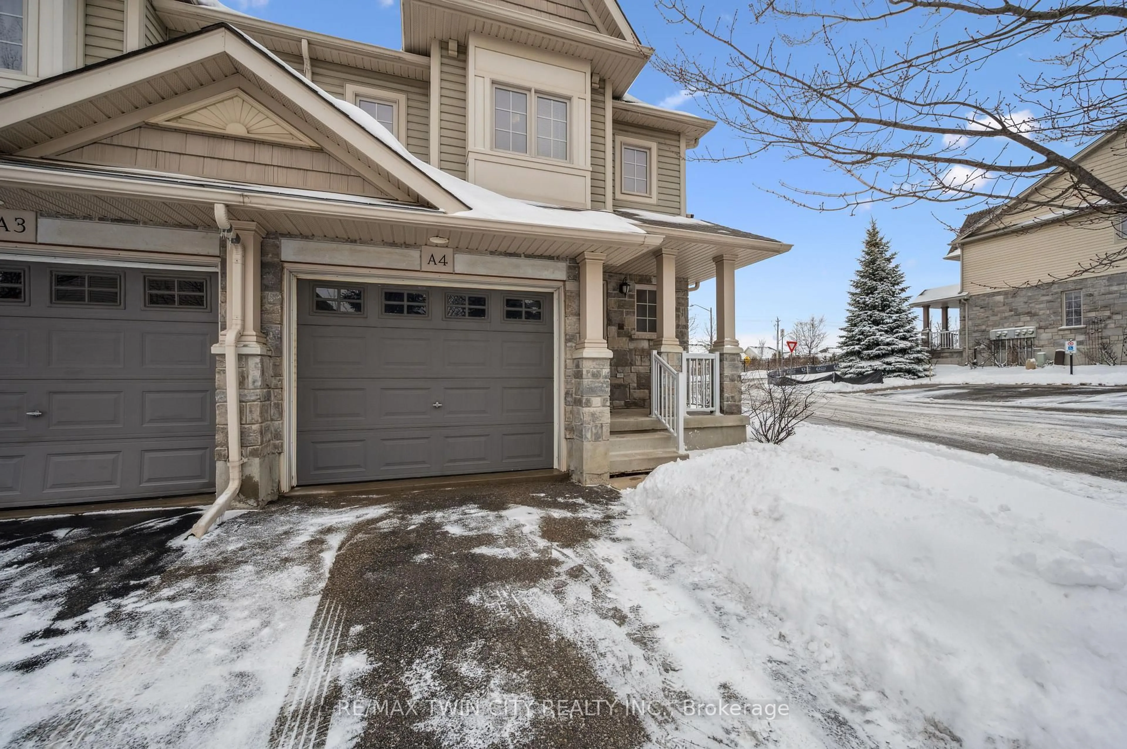 A pic from outside/outdoor area/front of a property/back of a property/a pic from drone, street for 7 Upper Mercer St #A4, Kitchener Ontario N2A 0B7