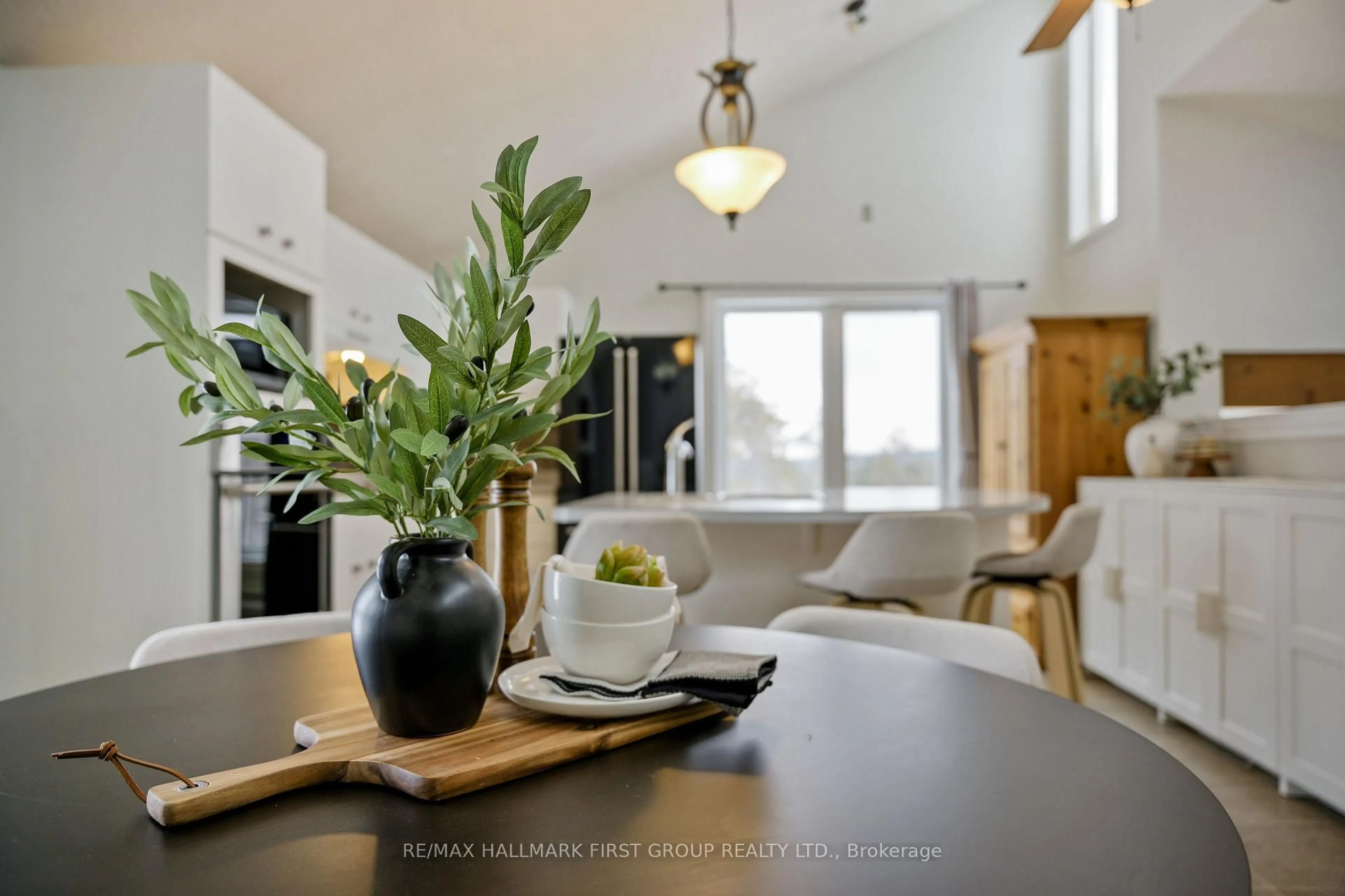 Open concept kitchen, wood/laminate floor for 110 Davis Rd, Alnwick/Haldimand Ontario K0K 2X0