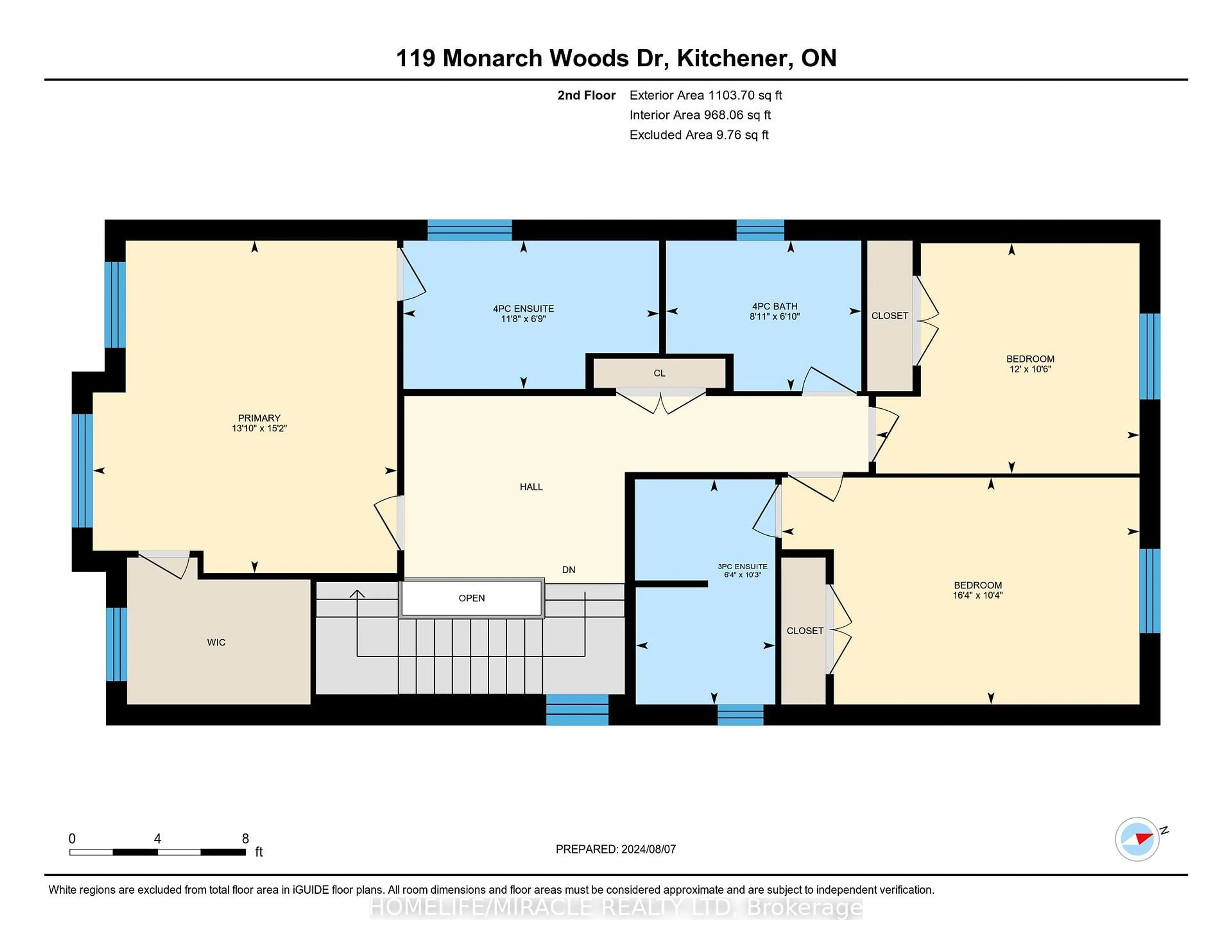 Floor plan for 119 Monarch woods Dr, Kitchener Ontario N2P 0K2