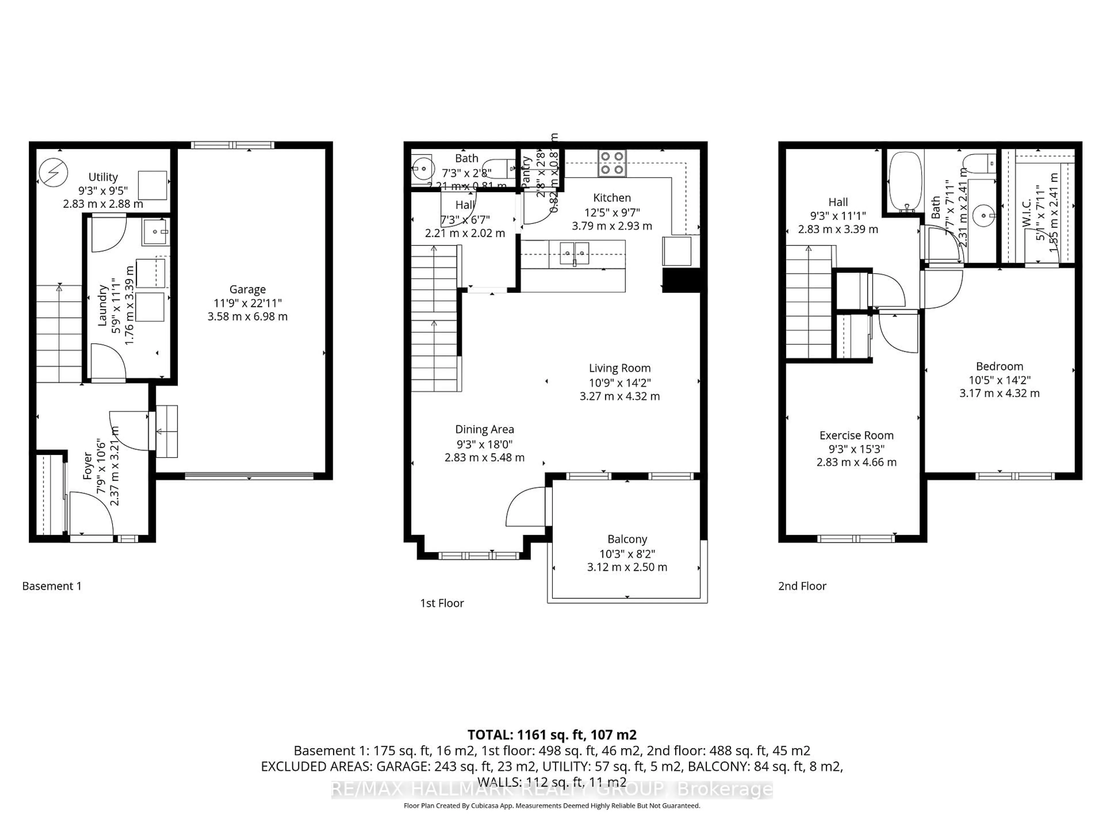 Floor plan for 128 Sunshine Cres, Ottawa Ontario K4A 0V3