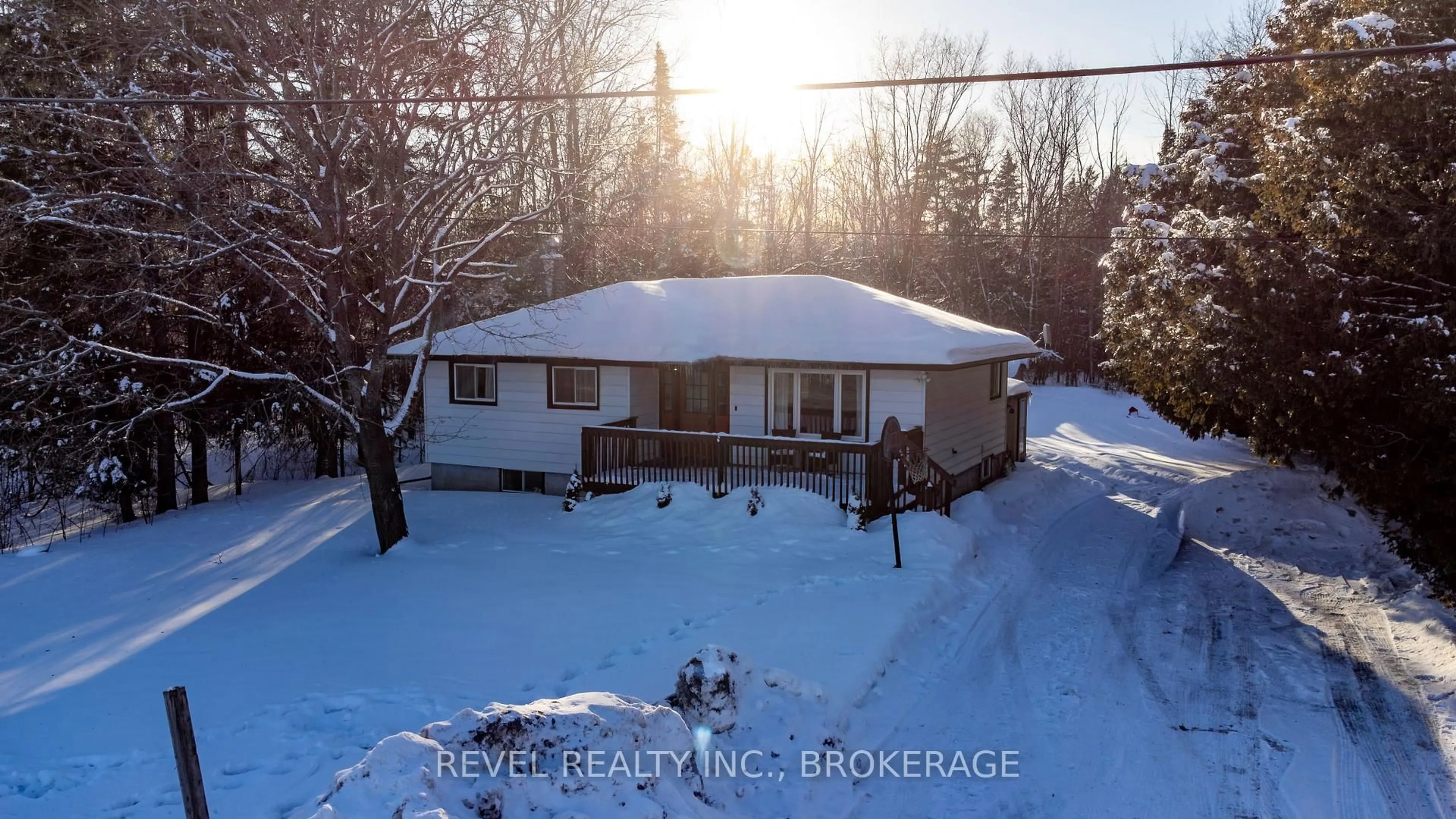 A pic from outside/outdoor area/front of a property/back of a property/a pic from drone, unknown for 4131 Road 38, Harrowsmith Ontario K0H 1V0