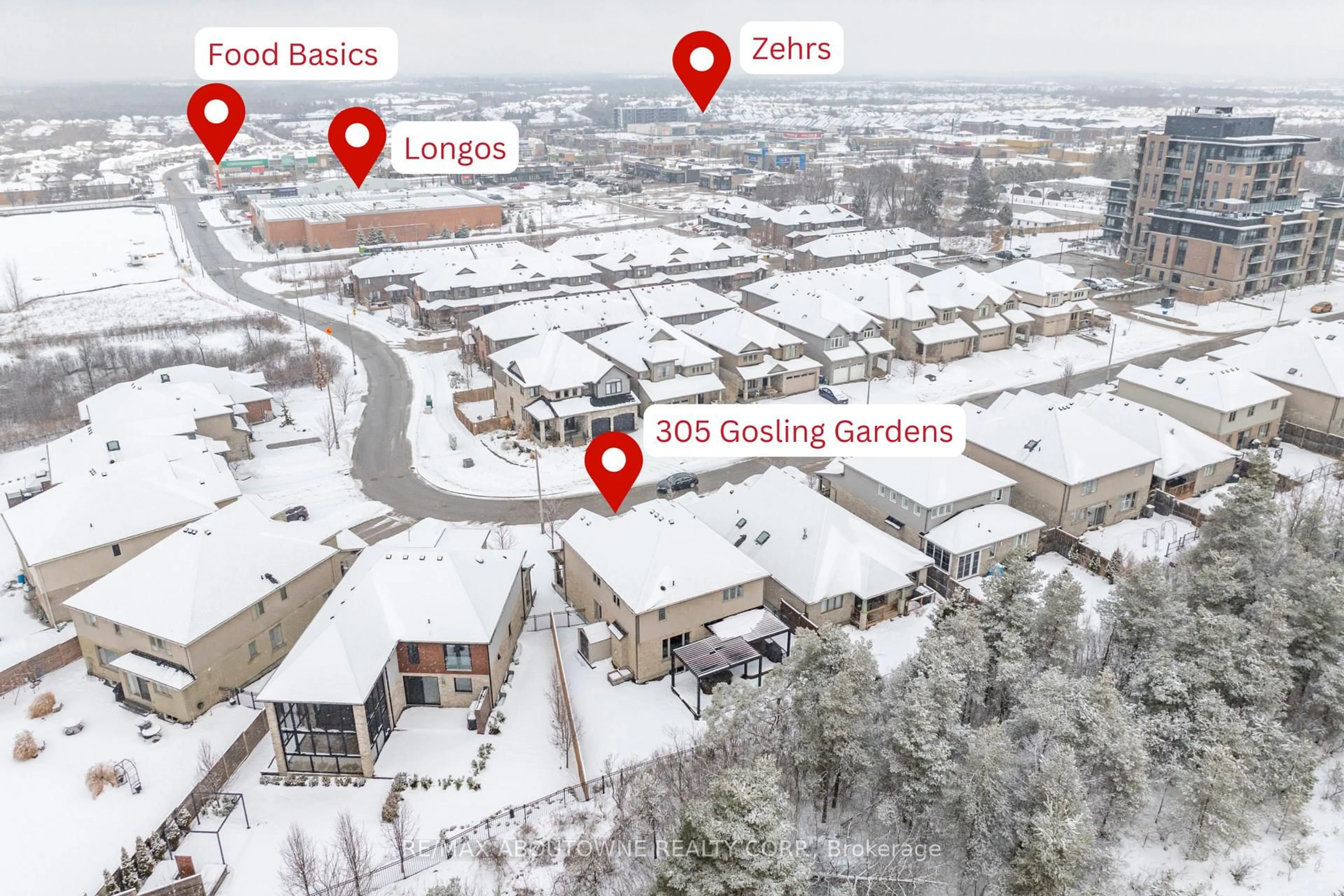 A pic from outside/outdoor area/front of a property/back of a property/a pic from drone, unknown for 305 Gosling Gdns, Guelph Ontario N1L 0M1