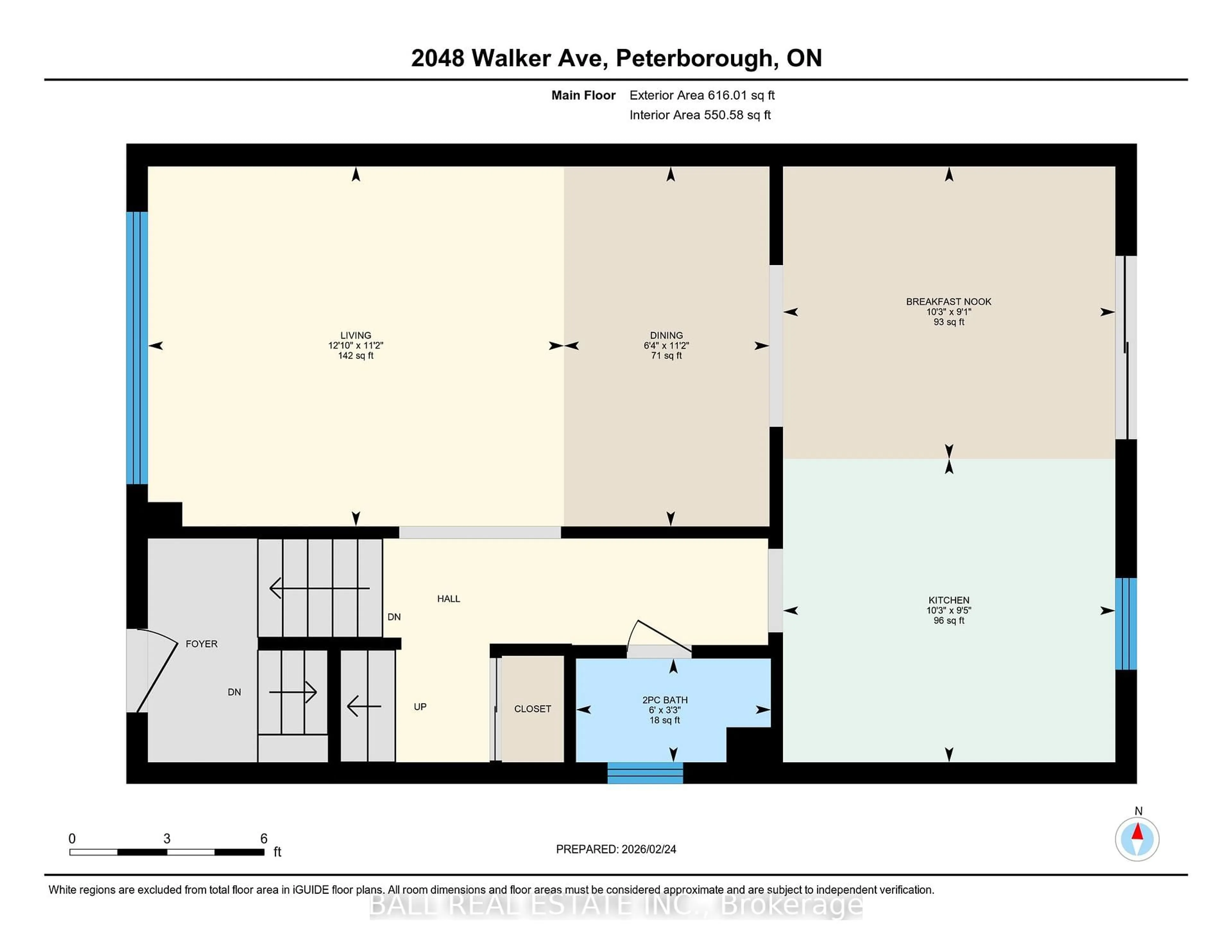 Floor plan for 2048 Walker Ave, Peterborough Ontario K9L 1S1