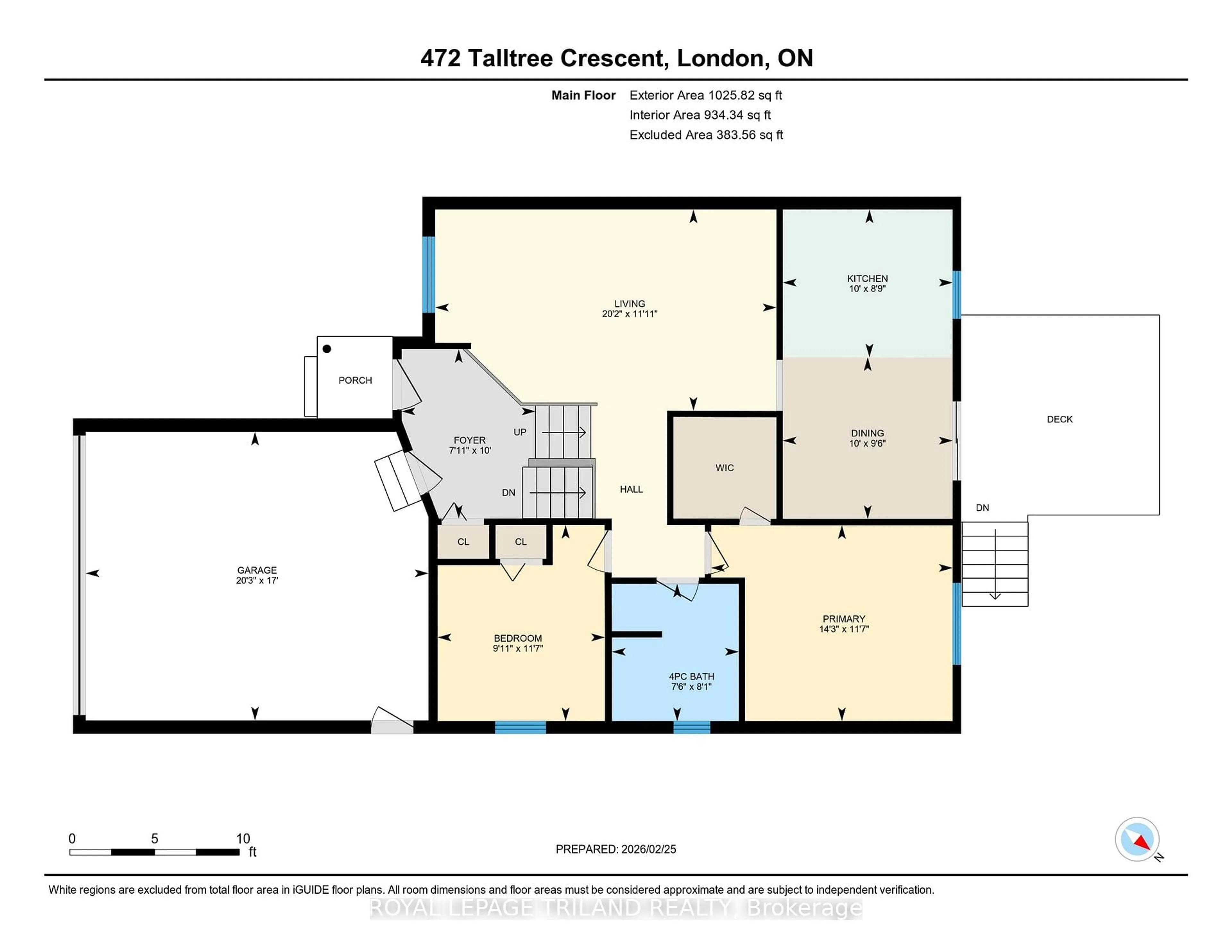 Floor plan for 472 Talltree Cres, London East Ontario N5V 5E6