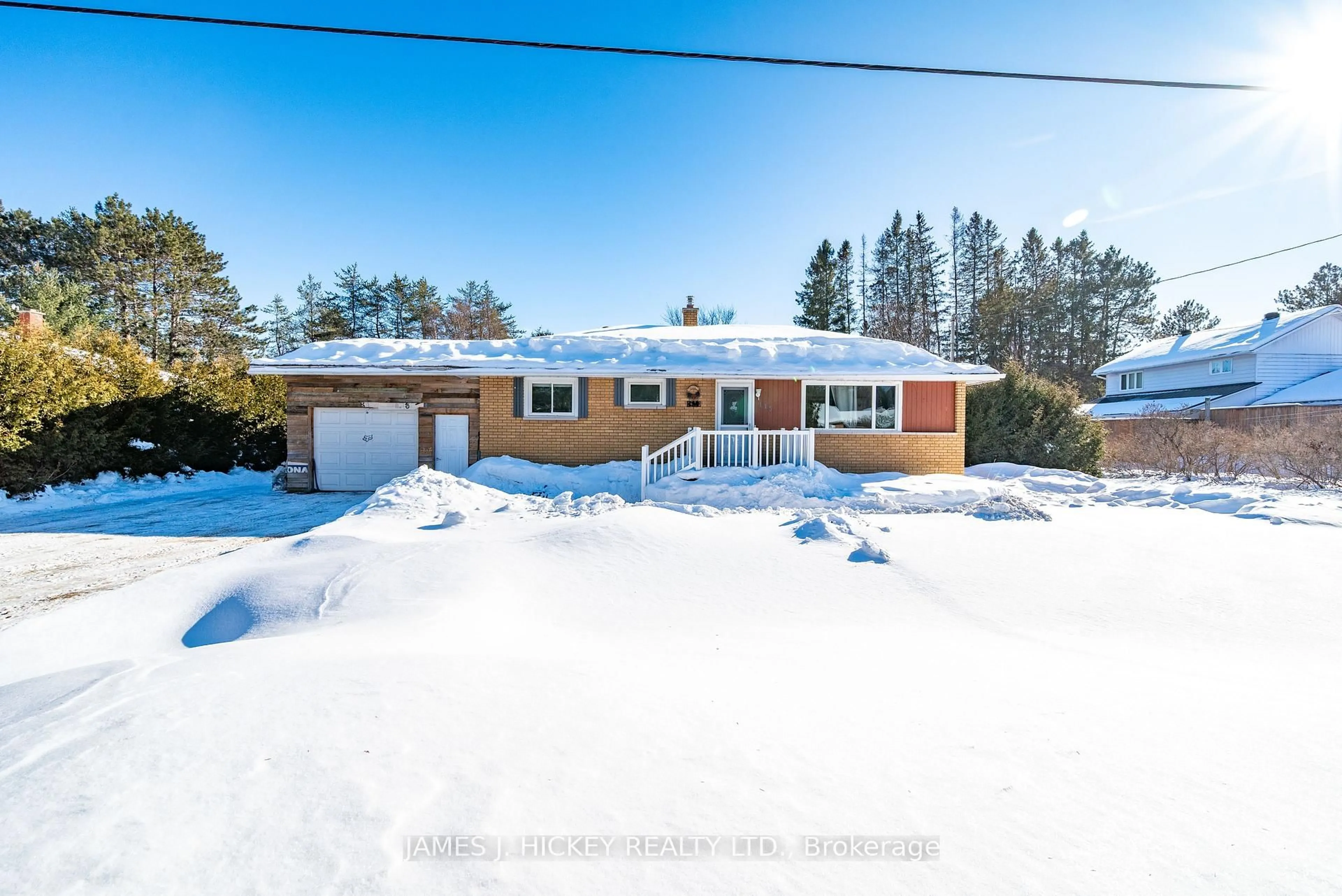 A pic from outside/outdoor area/front of a property/back of a property/a pic from drone, unknown for 115 Lorne Pl, Deep River Ontario K0J 1P0