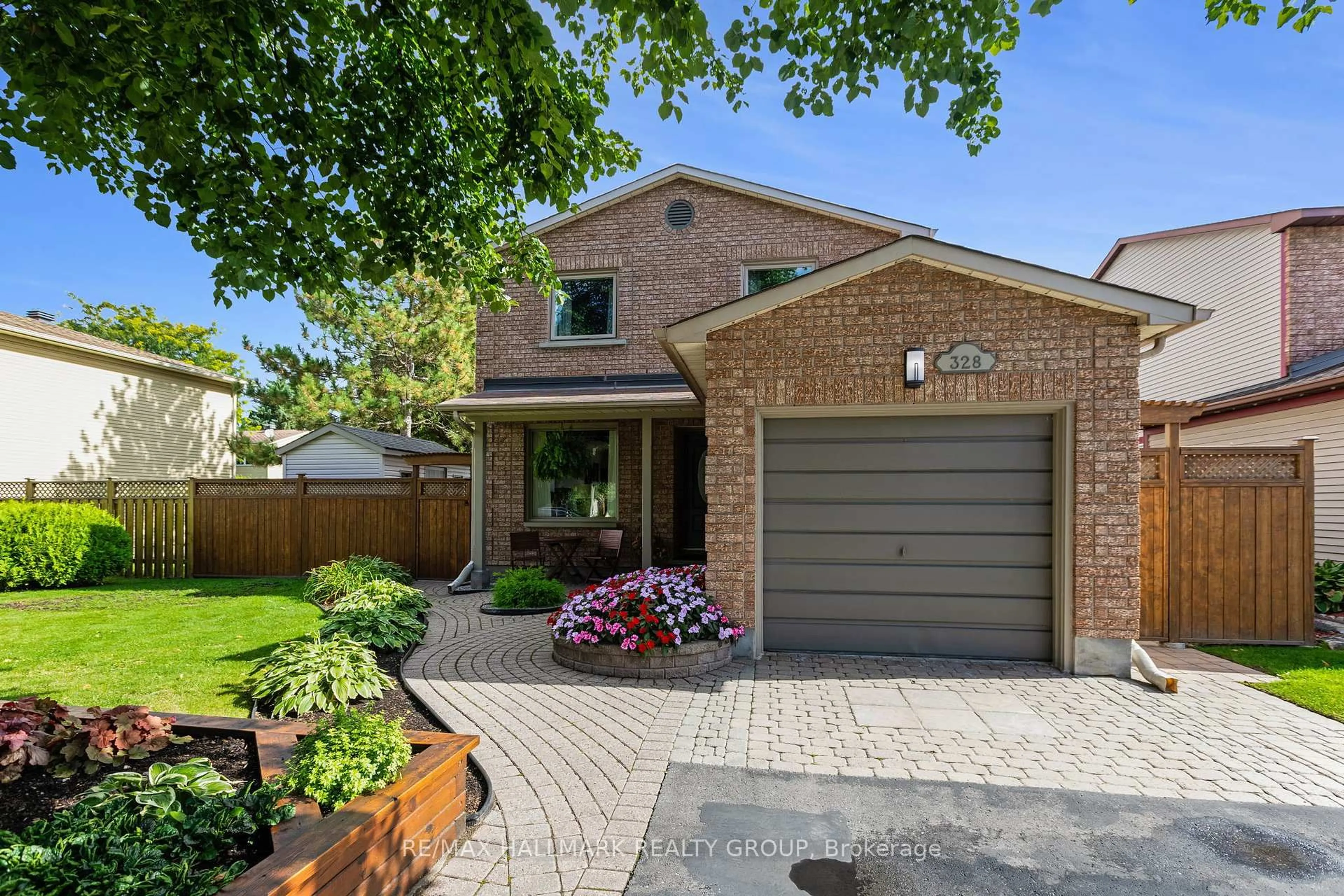 Home with brick exterior material, street for 328 McEachern Cres, Orleans Ontario K1E 3K3