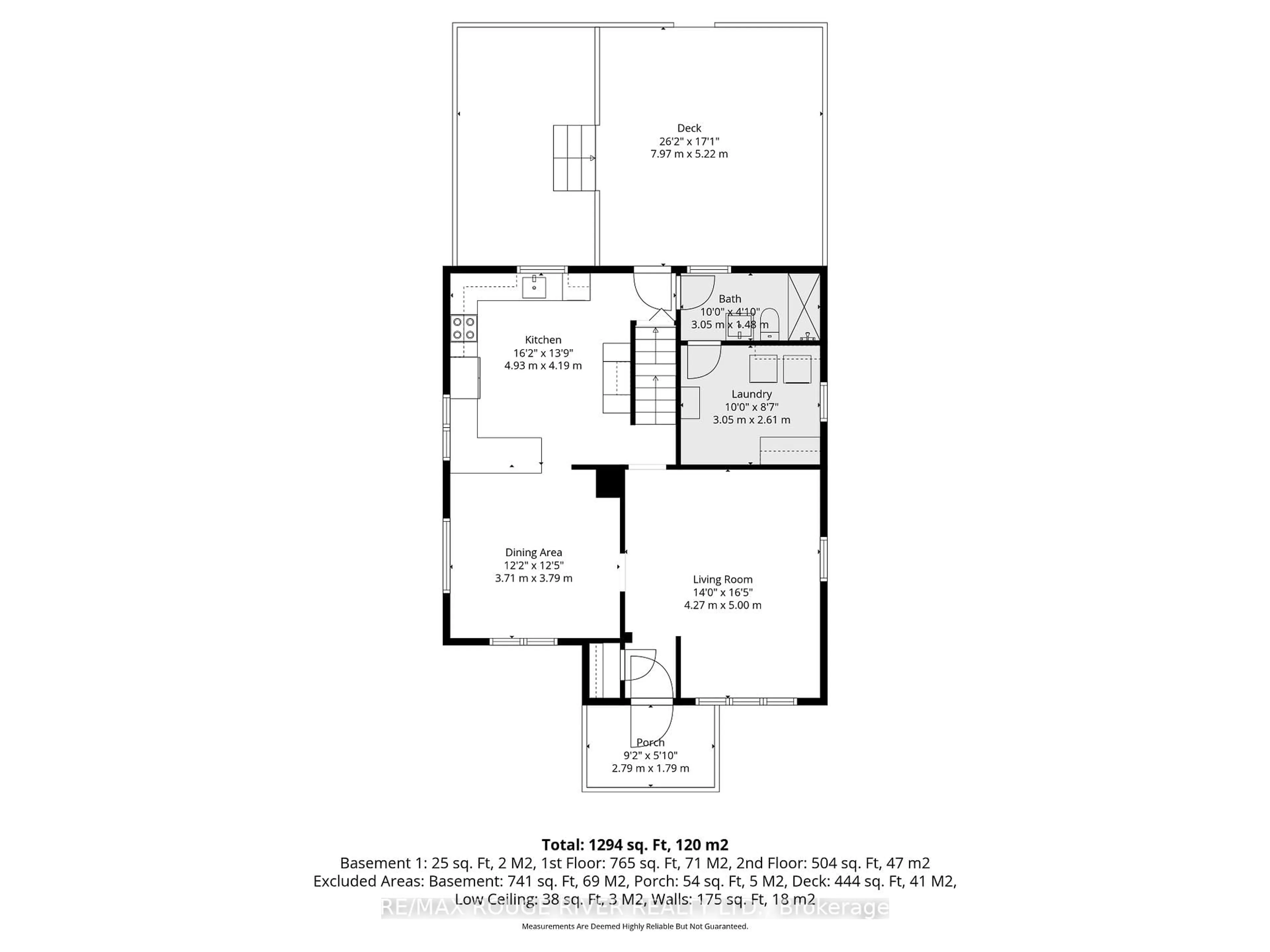 Floor plan for 16 MARGARET St, Port Hope Ontario L1A 1Y3