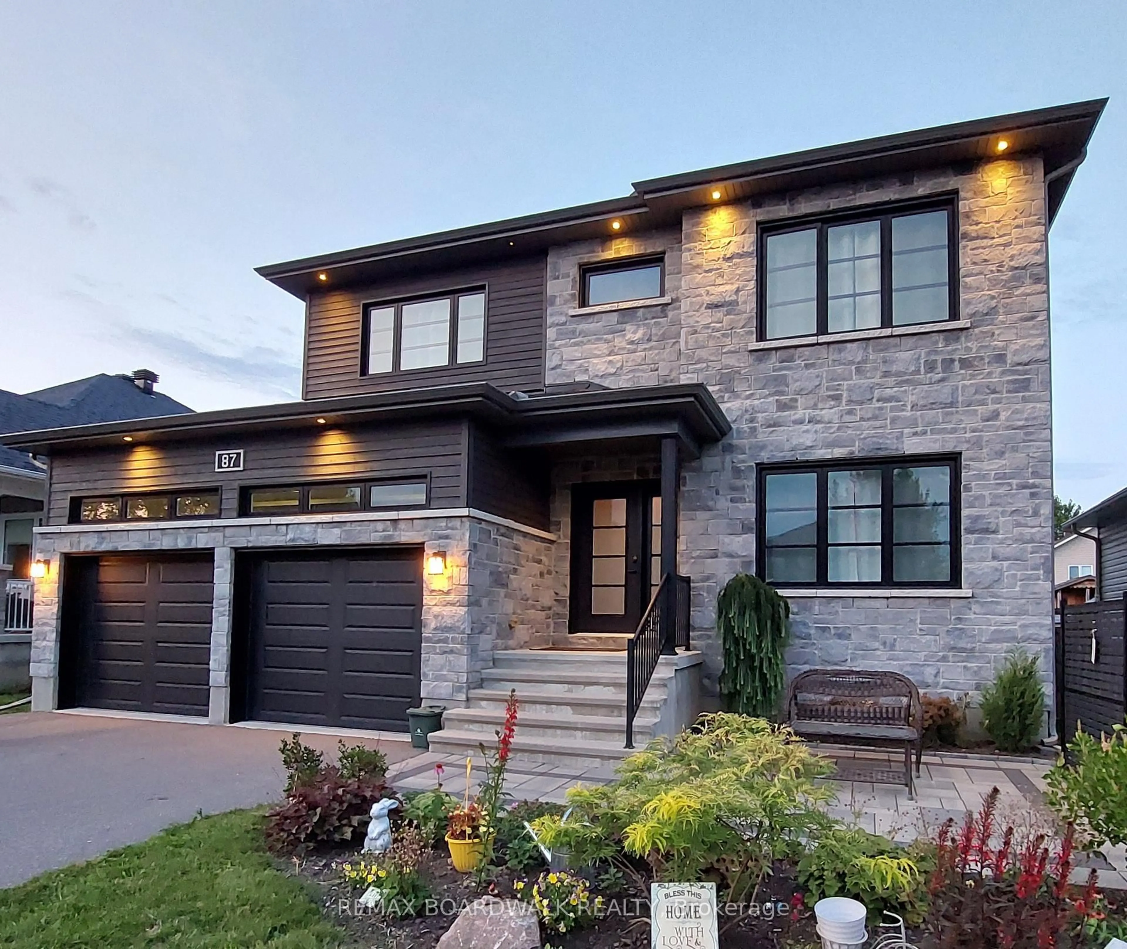 Home with brick exterior material, street for 87 Cobblestone Dr, Russell Ontario K4R 0B2