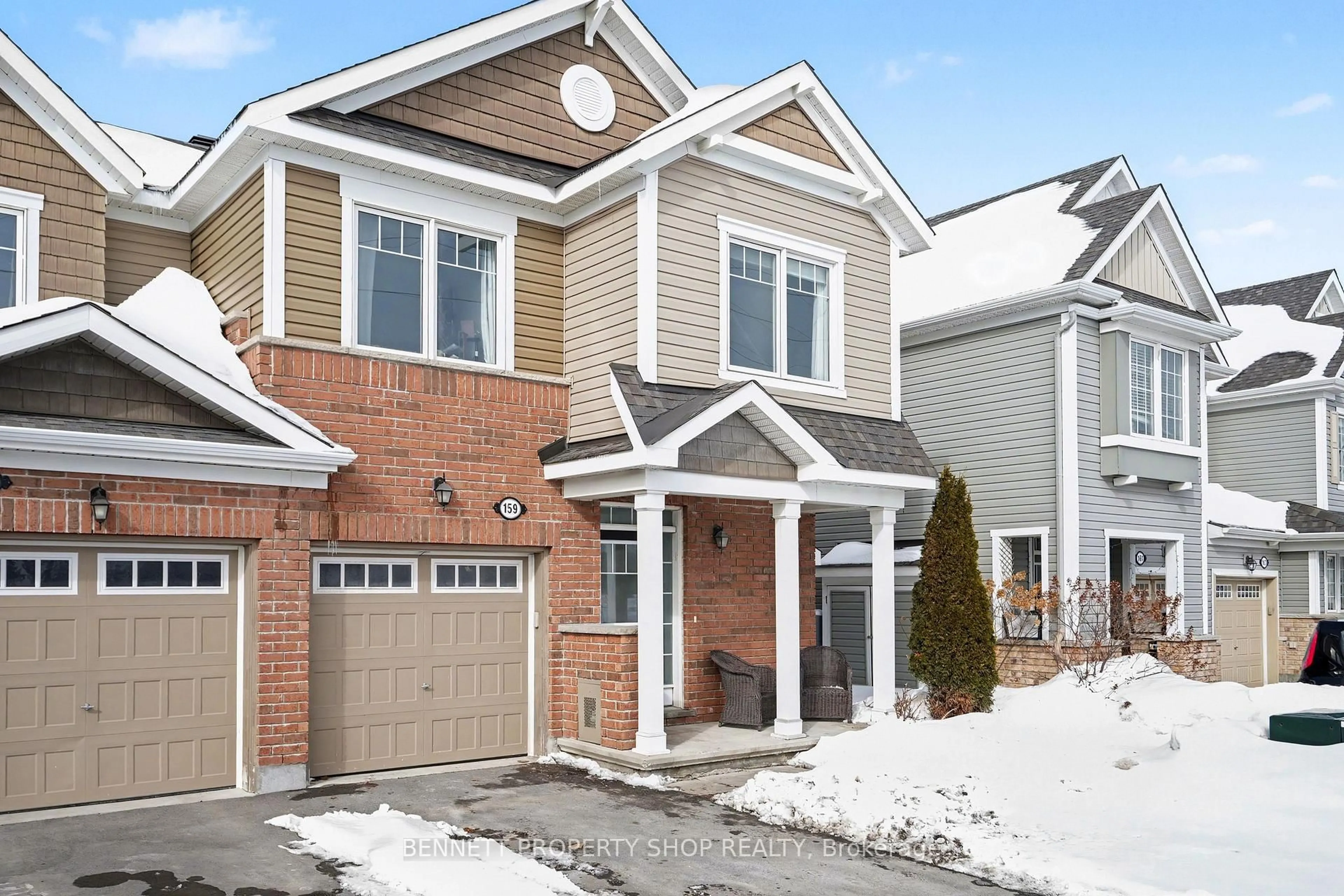 Home with brick exterior material, street for 159 Conifer Creek Circ, Ottawa Ontario K2M 0M2