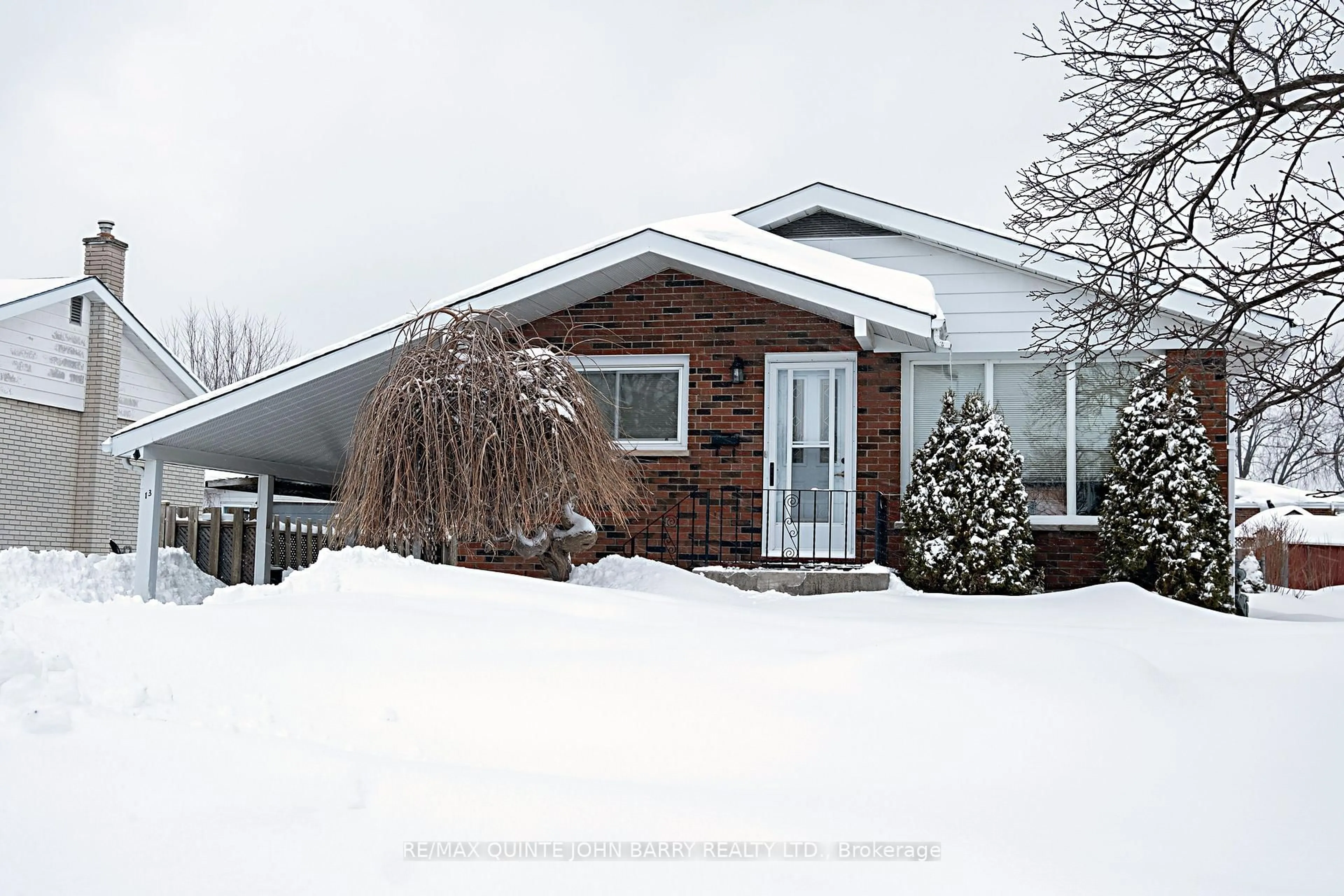 Home with brick exterior material, unknown for 13 Belvedere Rd, Quinte West Ontario K8V 4A8