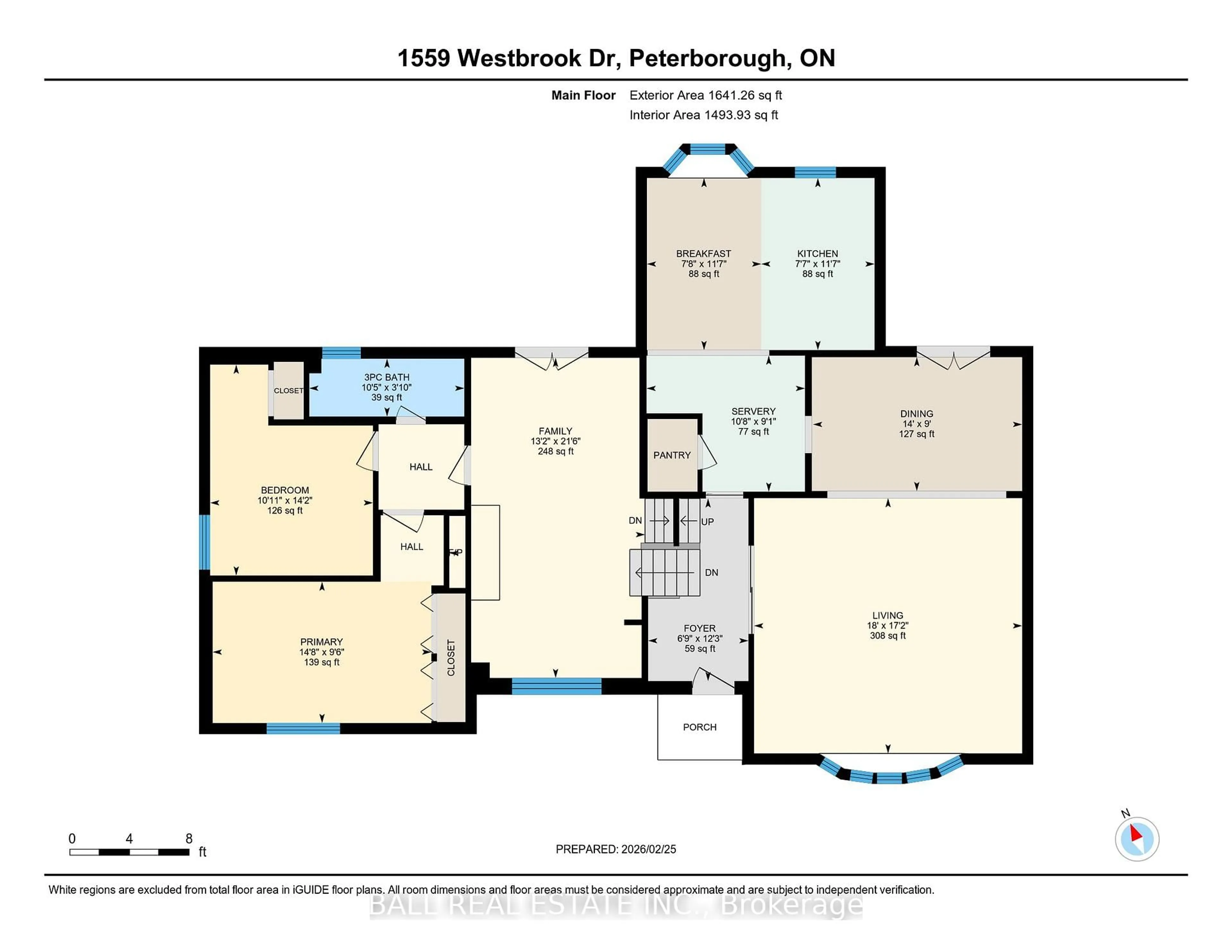 Floor plan for 1559 Westbrook Dr, Peterborough Ontario K9J 6R6