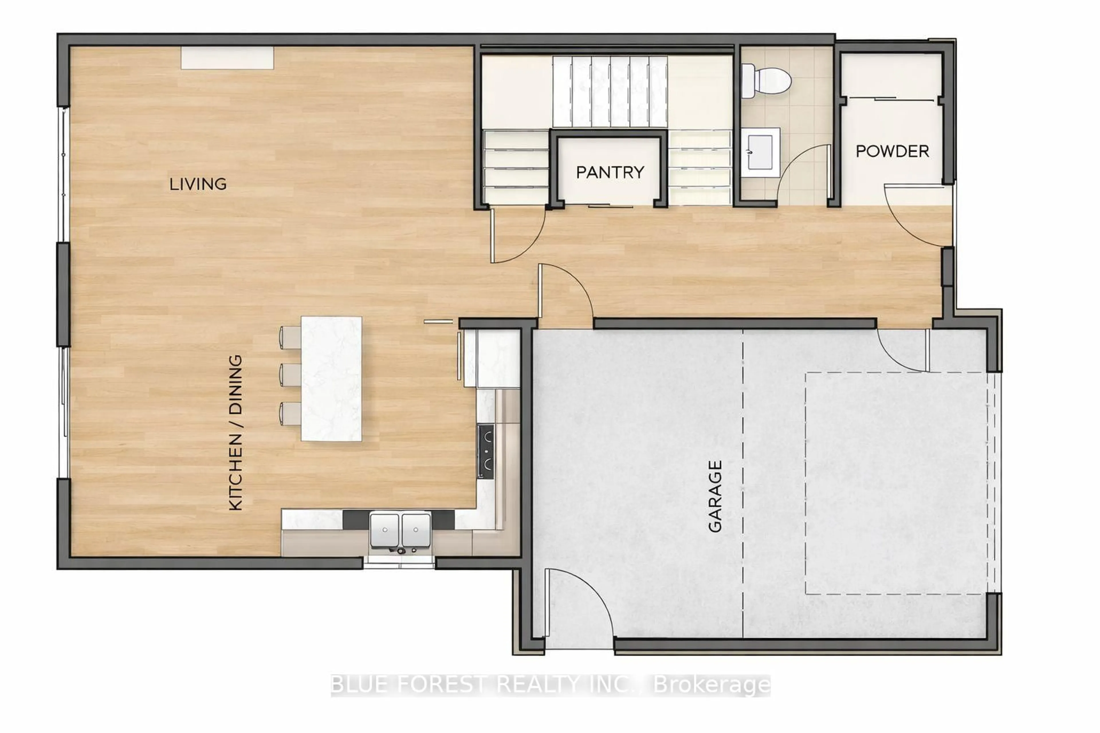 Floor plan for Lot 47 STELLA Ave, Southwest Middlesex Ontario N0L 1M0