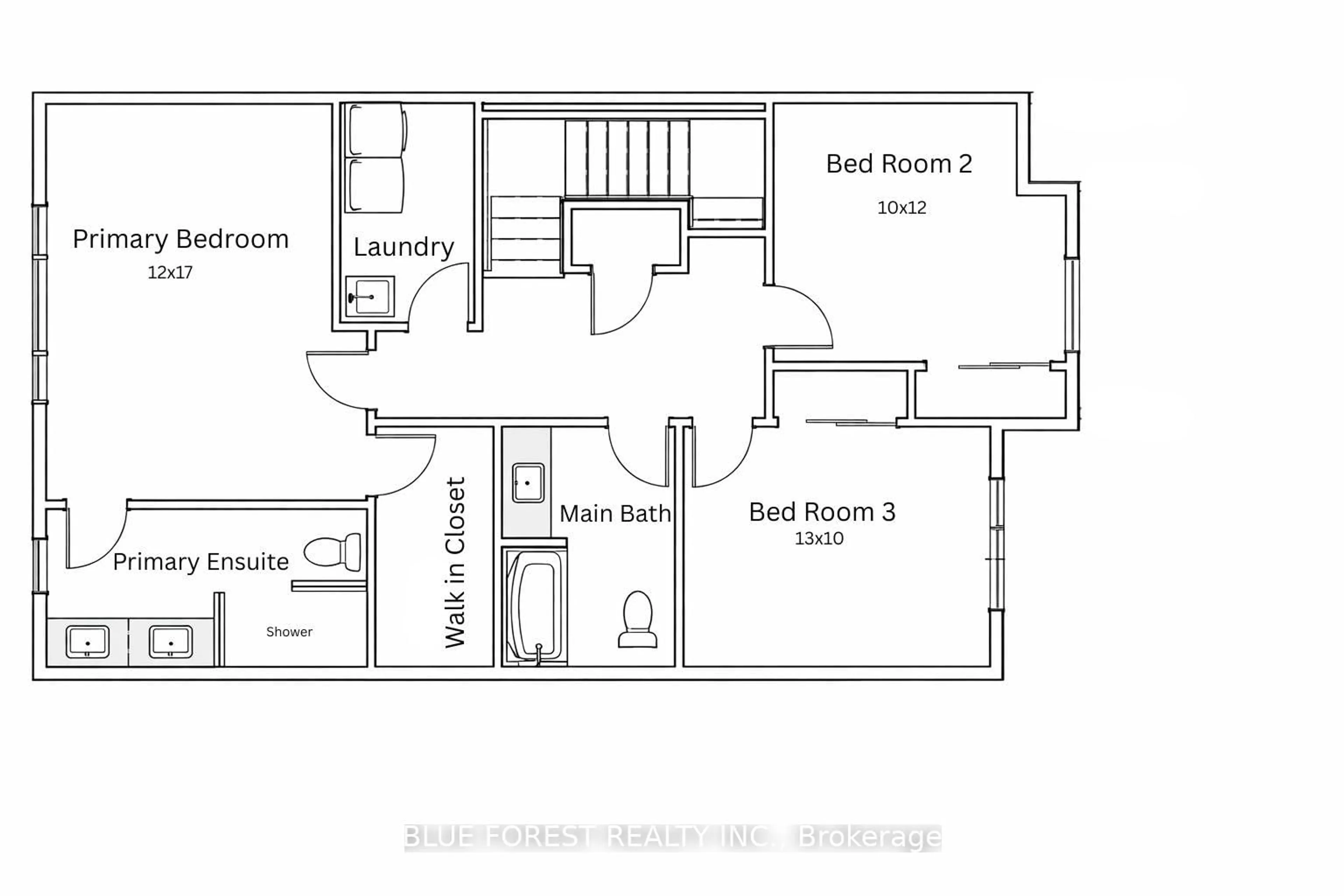 Floor plan for Lot 47 STELLA Ave, Southwest Middlesex Ontario N0L 1M0