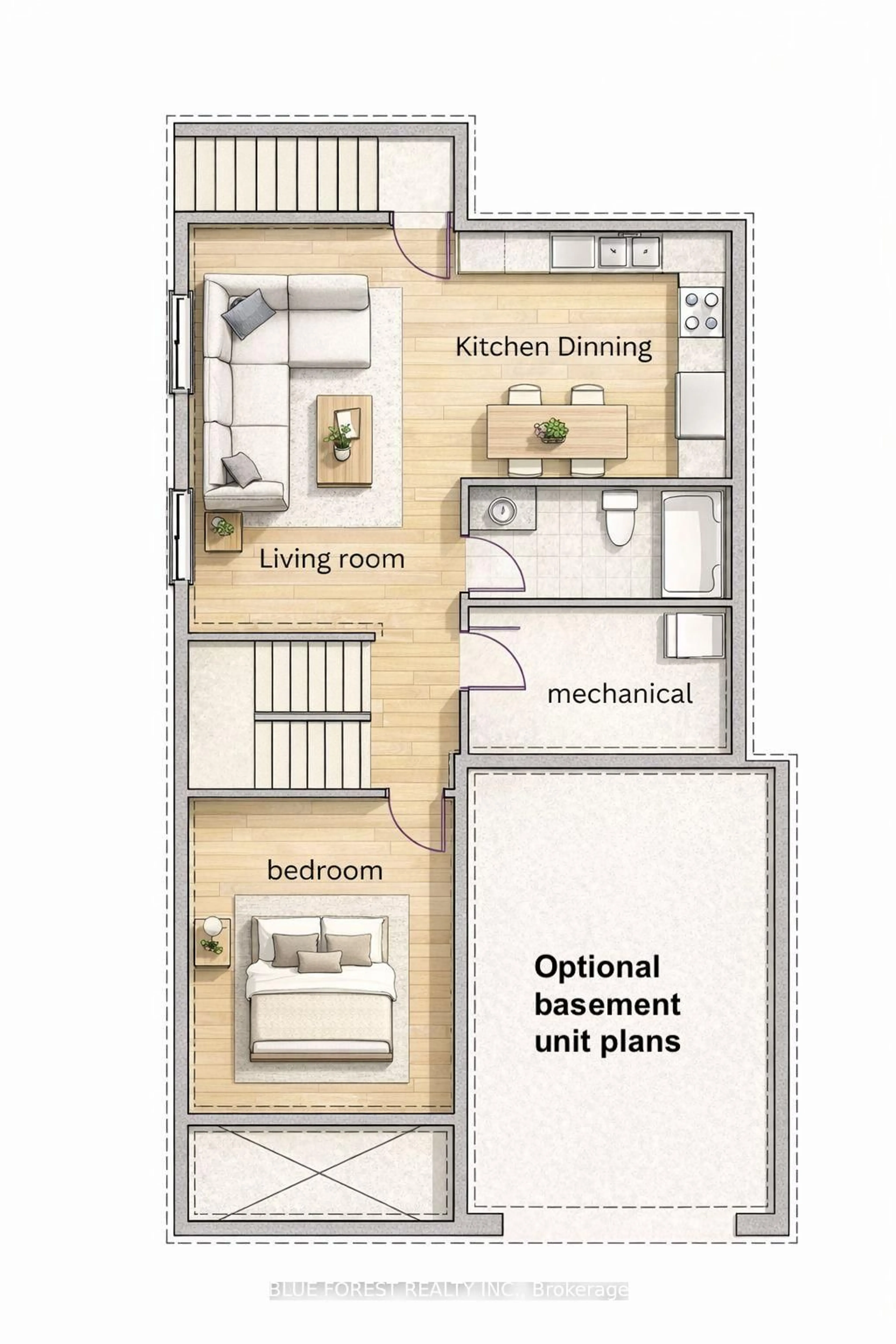 Floor plan for LOT 50 STELLA St, Southwest Middlesex Ontario N0L 1M0