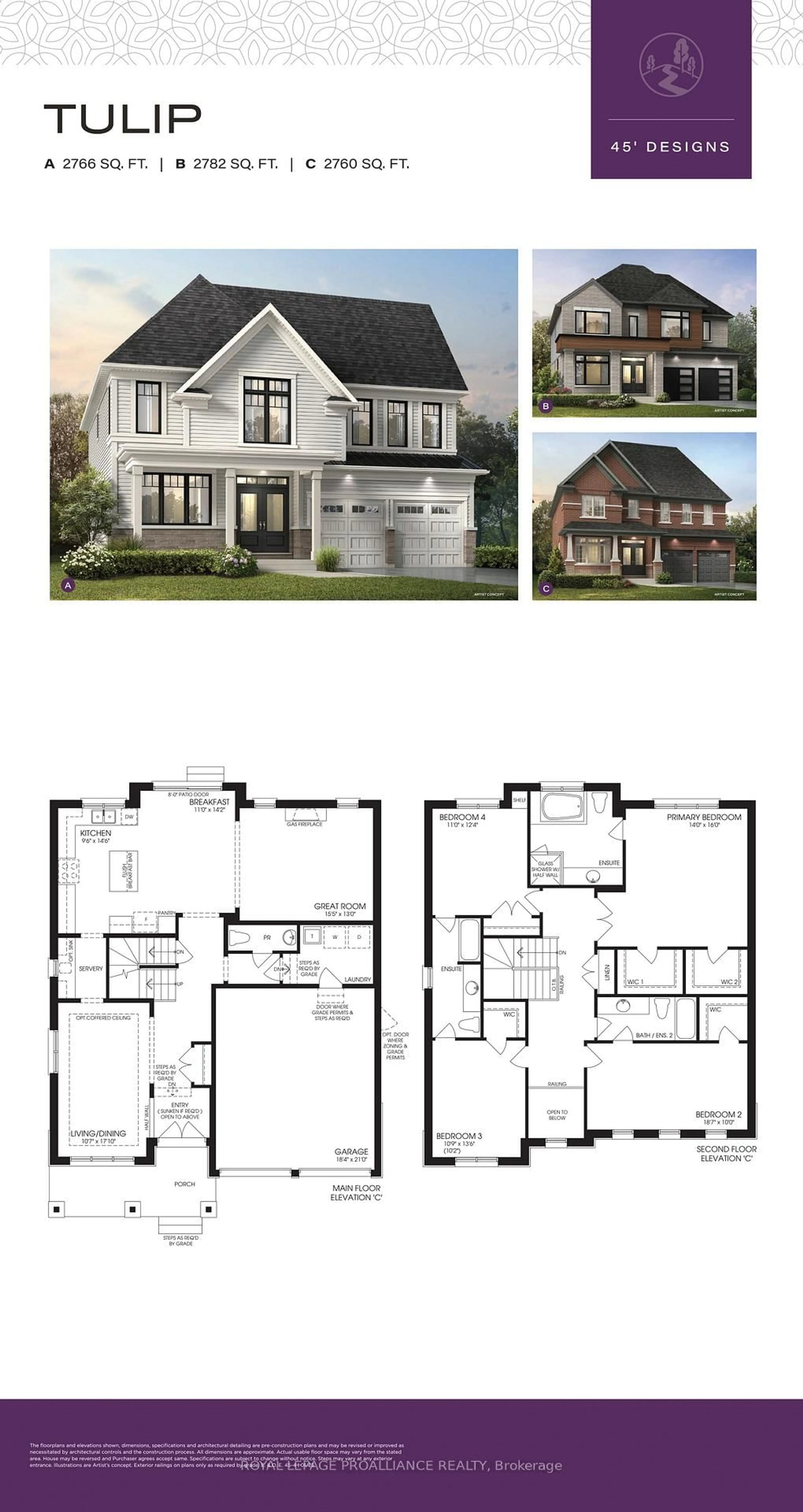 Floor plan for 510 Hornbeck St, Cobourg Ontario K9A 4A1