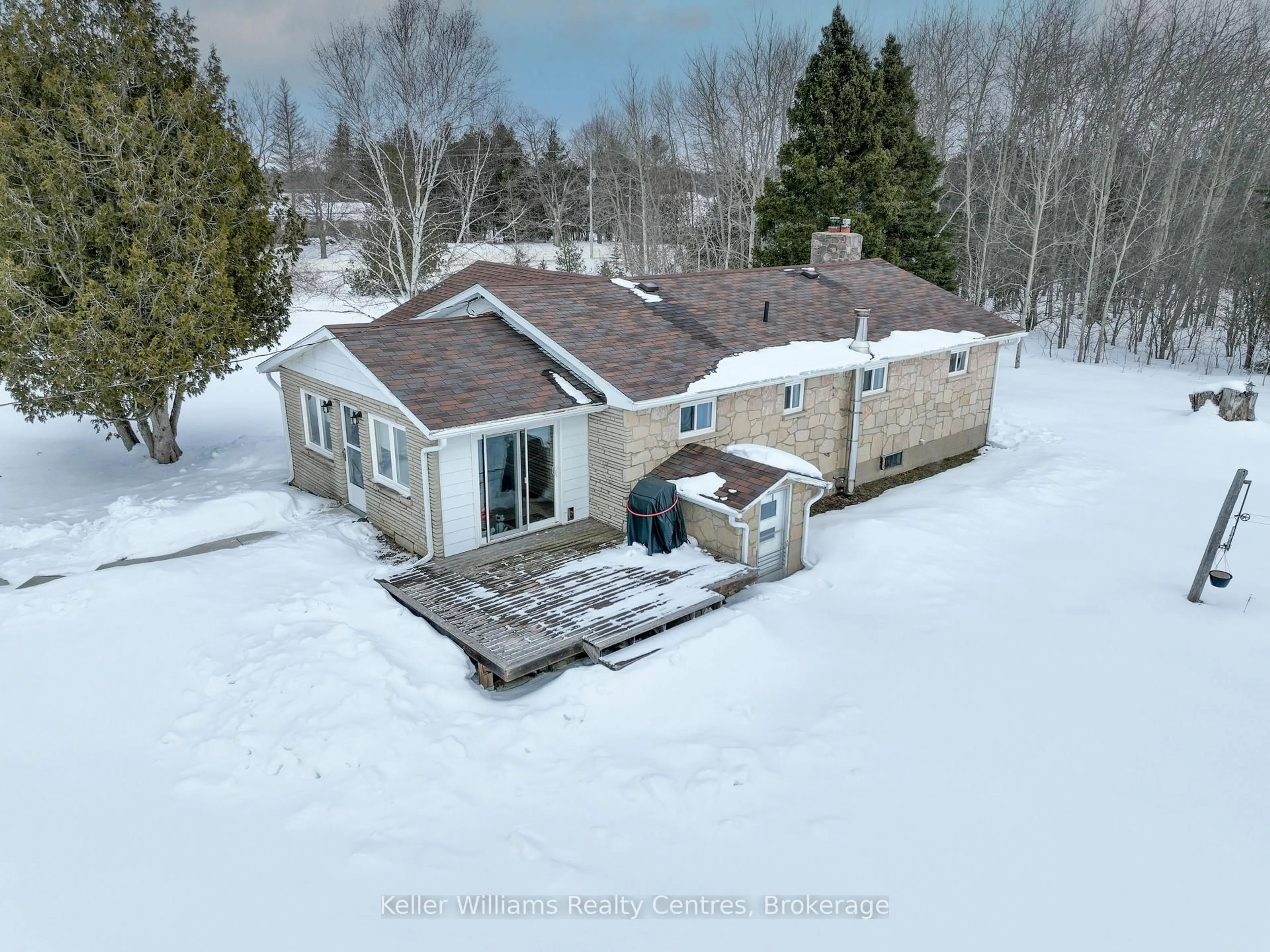 A pic from outside/outdoor area/front of a property/back of a property/a pic from drone, unknown for 3416 Bruce Road 13, South Bruce Peninsula Ontario N0H 2T0