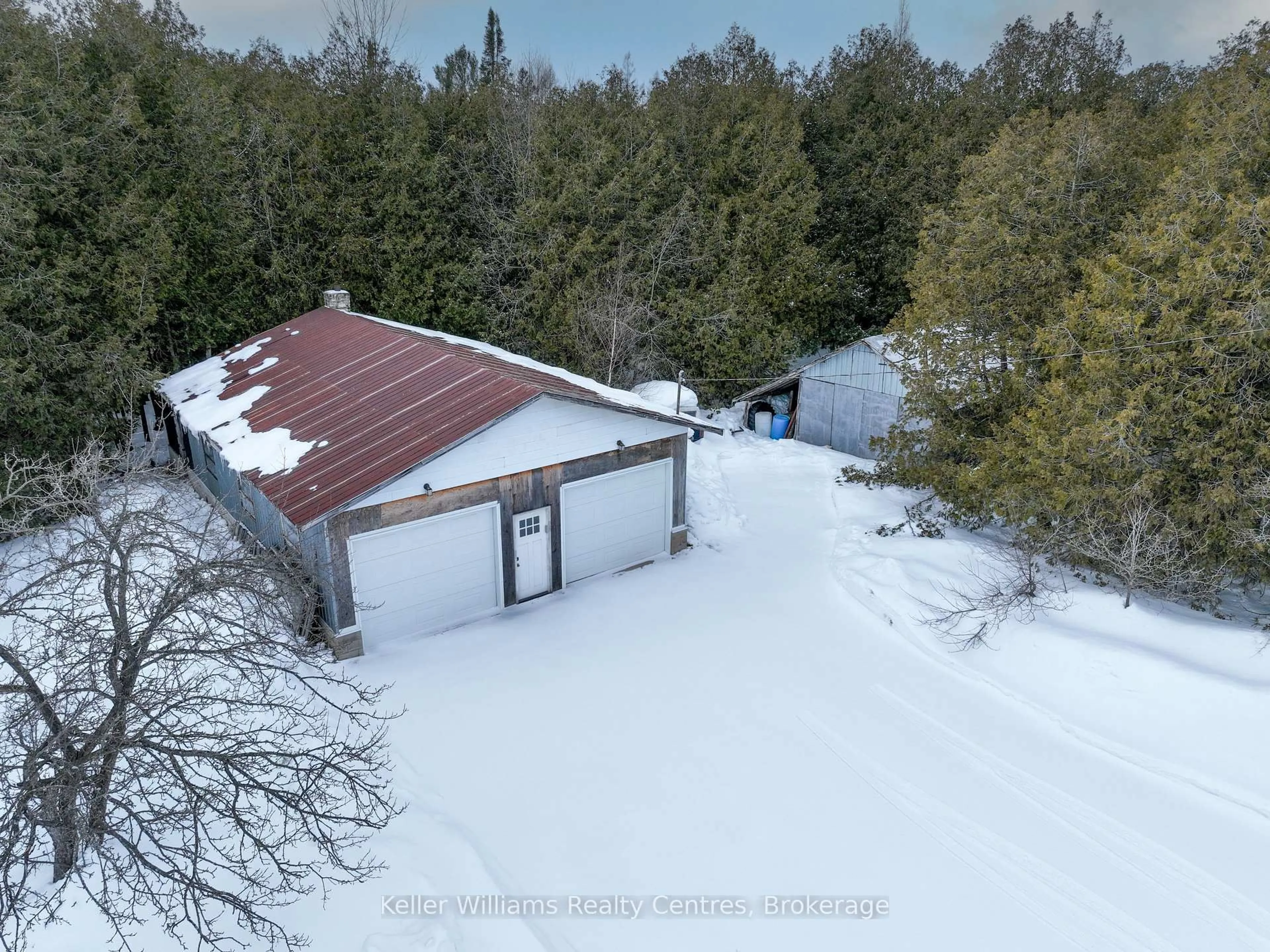 A pic from outside/outdoor area/front of a property/back of a property/a pic from drone, unknown for 3416 Bruce Road 13, South Bruce Peninsula Ontario N0H 2T0