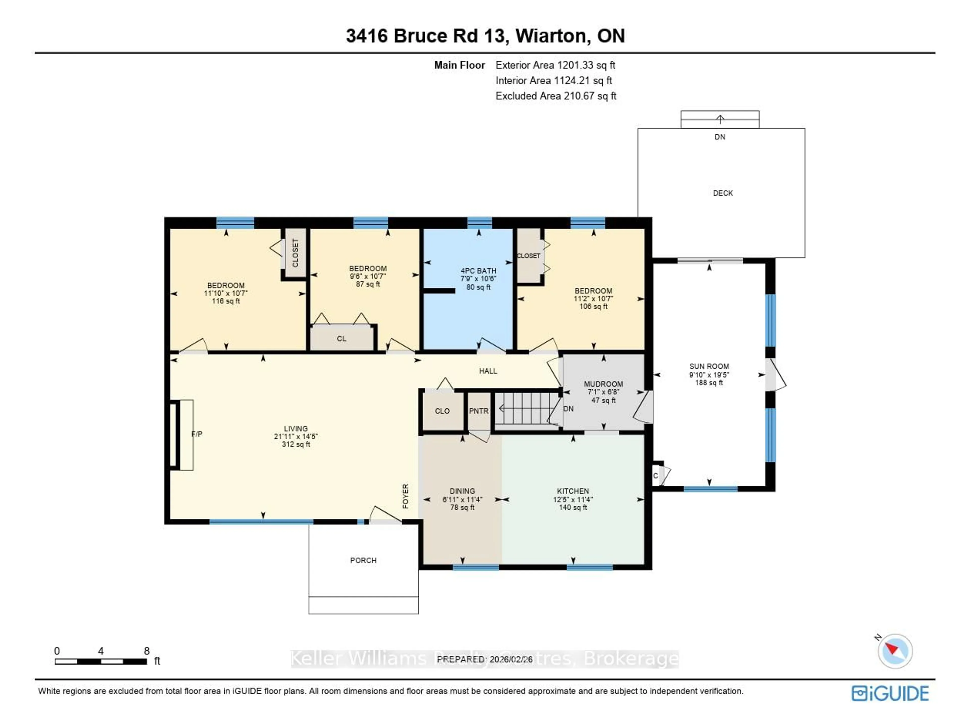 Floor plan for 3416 Bruce Road 13, South Bruce Peninsula Ontario N0H 2T0