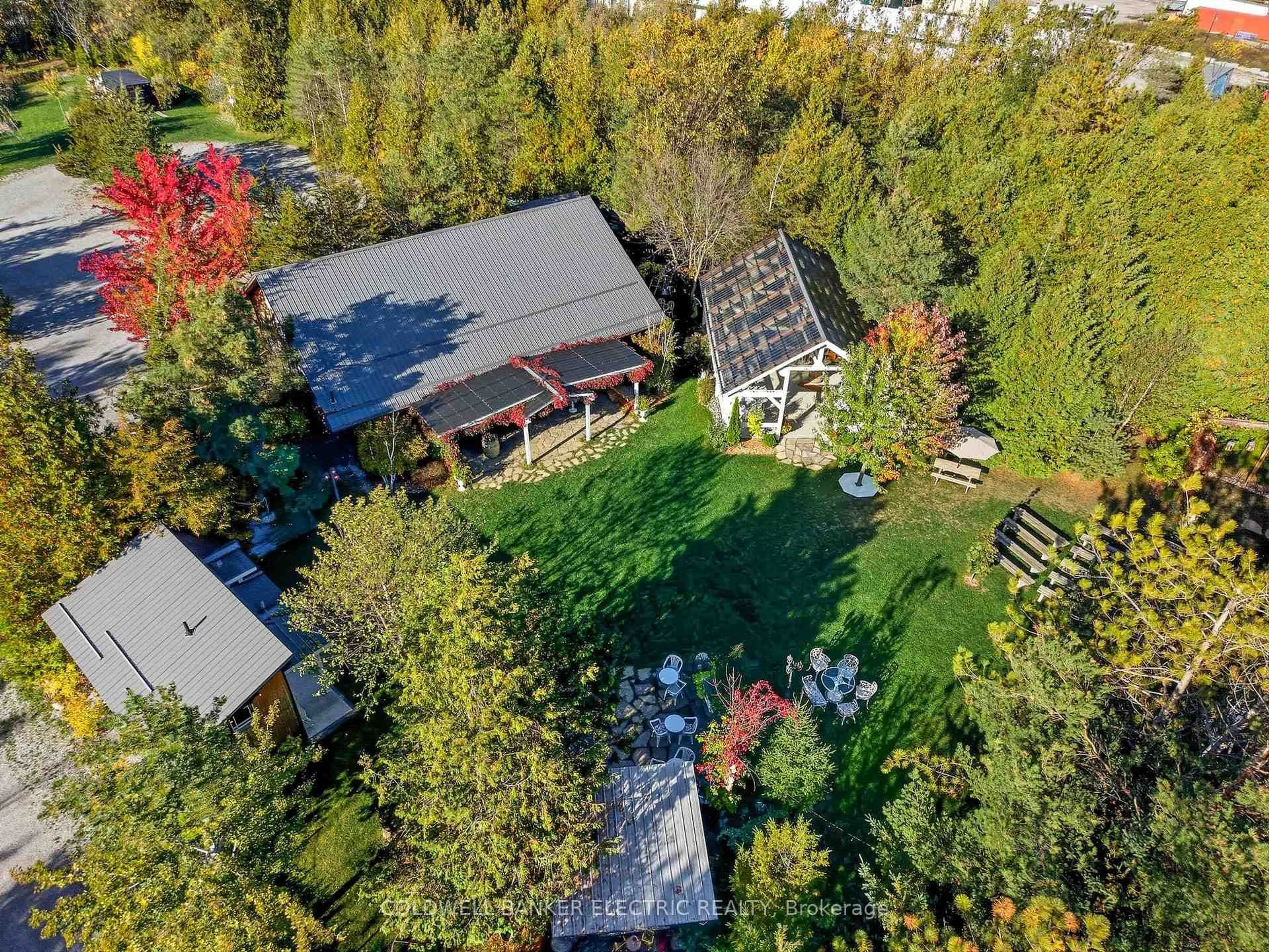 A pic from outside/outdoor area/front of a property/back of a property/a pic from drone, unknown for 994 County Rd 19 Rd, Selwyn Ontario K9J 6X2