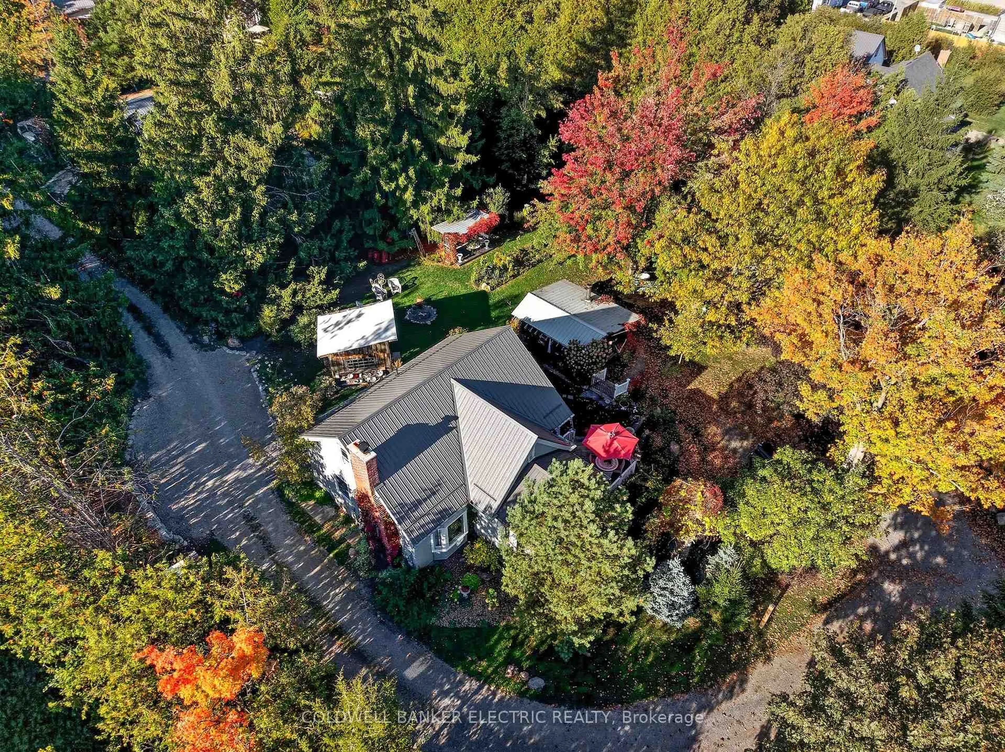 A pic from outside/outdoor area/front of a property/back of a property/a pic from drone, unknown for 994 County Rd 19 Rd, Selwyn Ontario K9J 6X2
