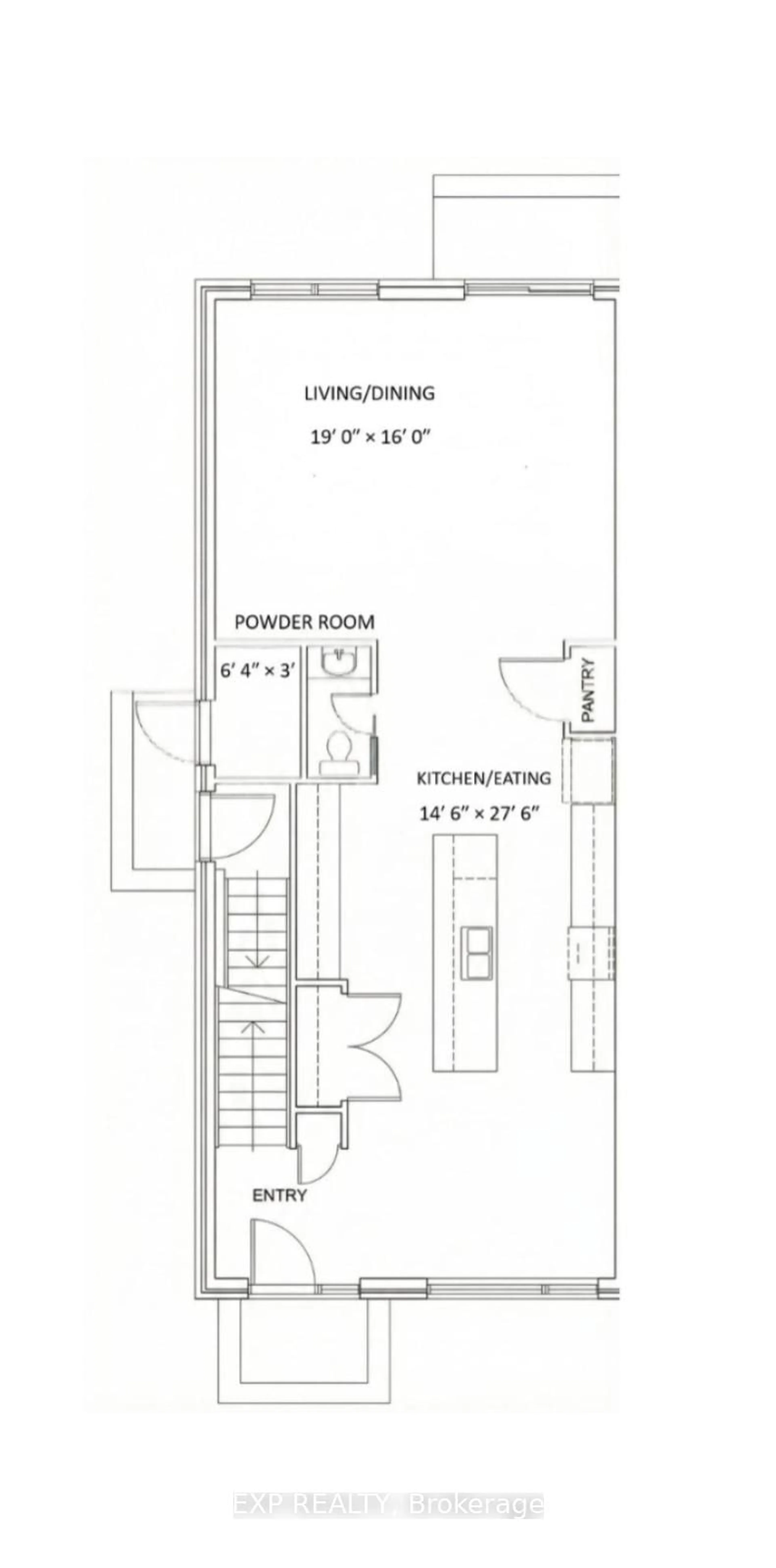 Floor plan for 236 Woodroffe Ave, Ottawa Ontario K2A 3V4